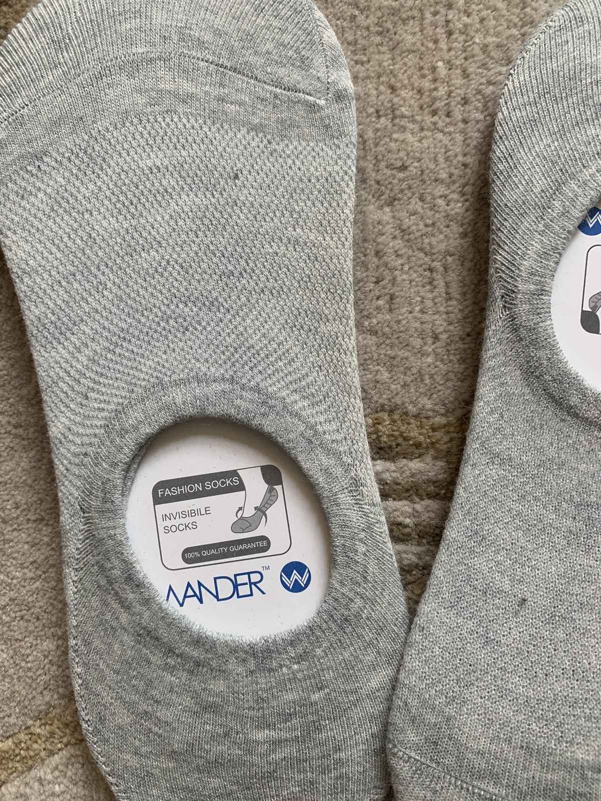Other Wander Invisible Loafer Socks 2 Pairs, Size 10 Size ONE SIZE - 2 Thumbnail