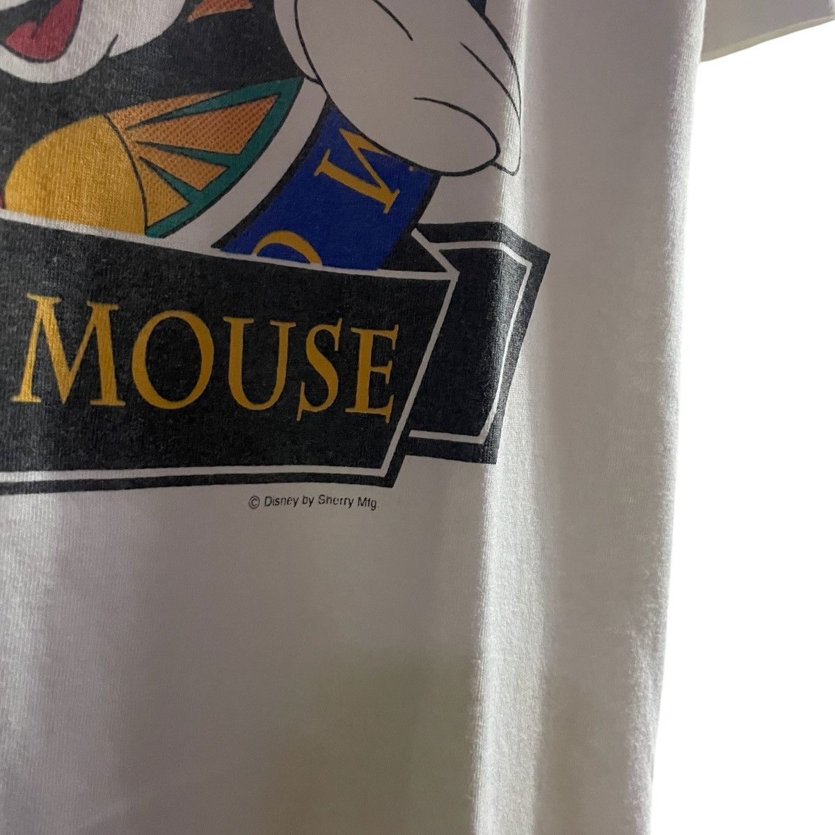 Disney VINTAGE 80's MICKEY MOUSE CALIFORNIA RARE SHERRY BEST T Size US M / EU 48-50 / 2 - 4 Thumbnail