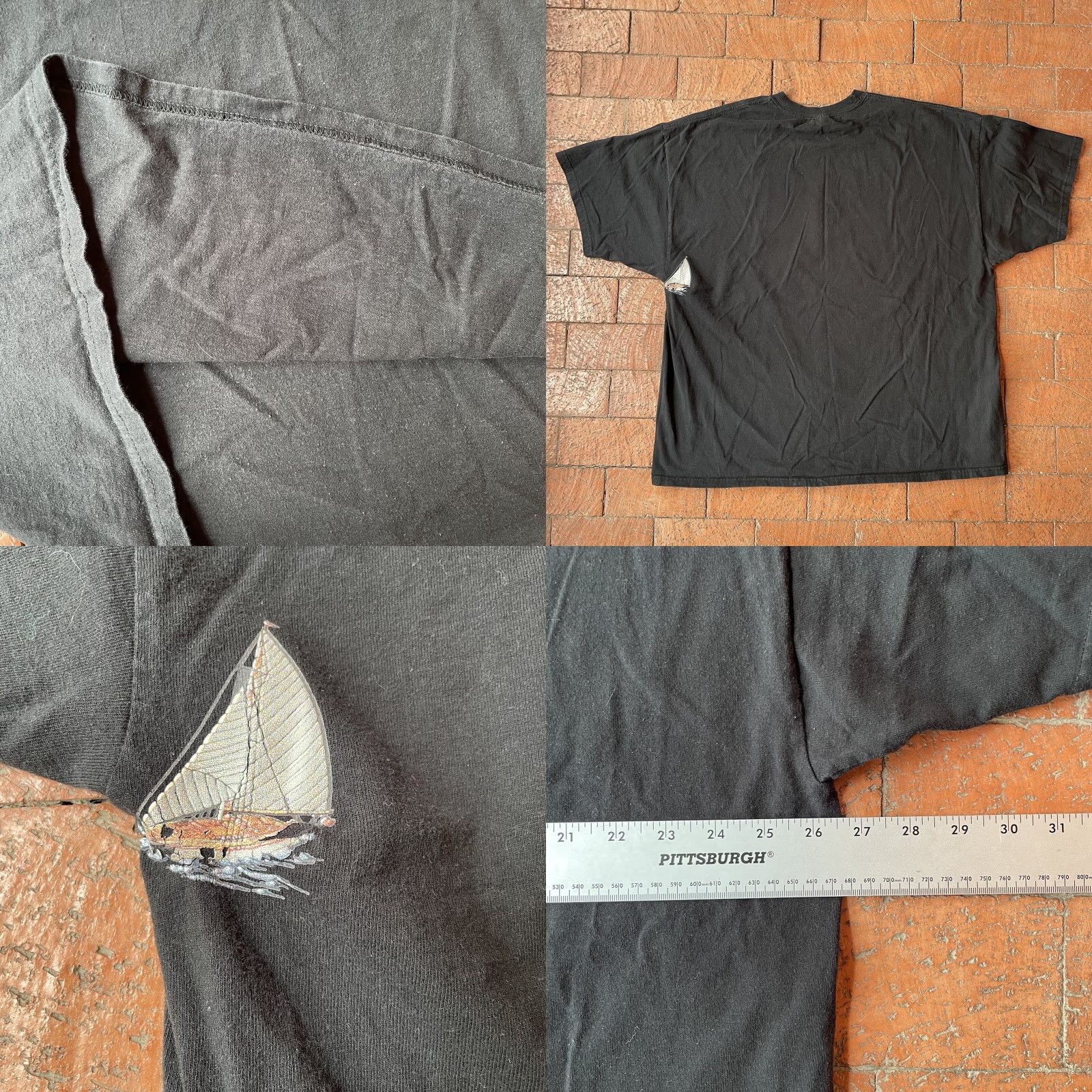 Hanes VINTAGE Hanes Beefy-T Black 3XL T-Shirt Graphic Print Nevada Y2K Tourist T-Shirt Mens 90s USA Southwestern Graphic Print Hanes Beefy-T Size US XXL / EU 58 / 5 - 8 Thumbnail