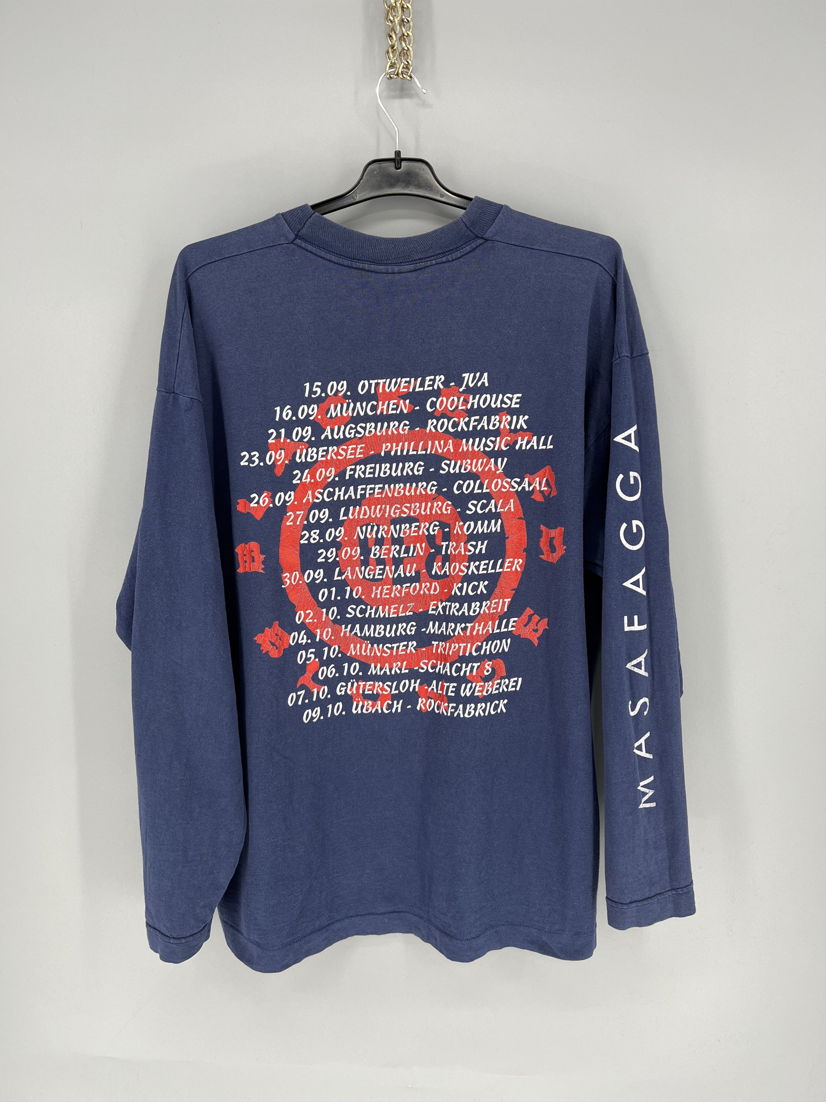 Band Tees 1995 Blackeyed Blonde "masafagga" Tour 90s Rap Tee Shirt Size US XL / EU 56 / 4 - 9 Thumbnail