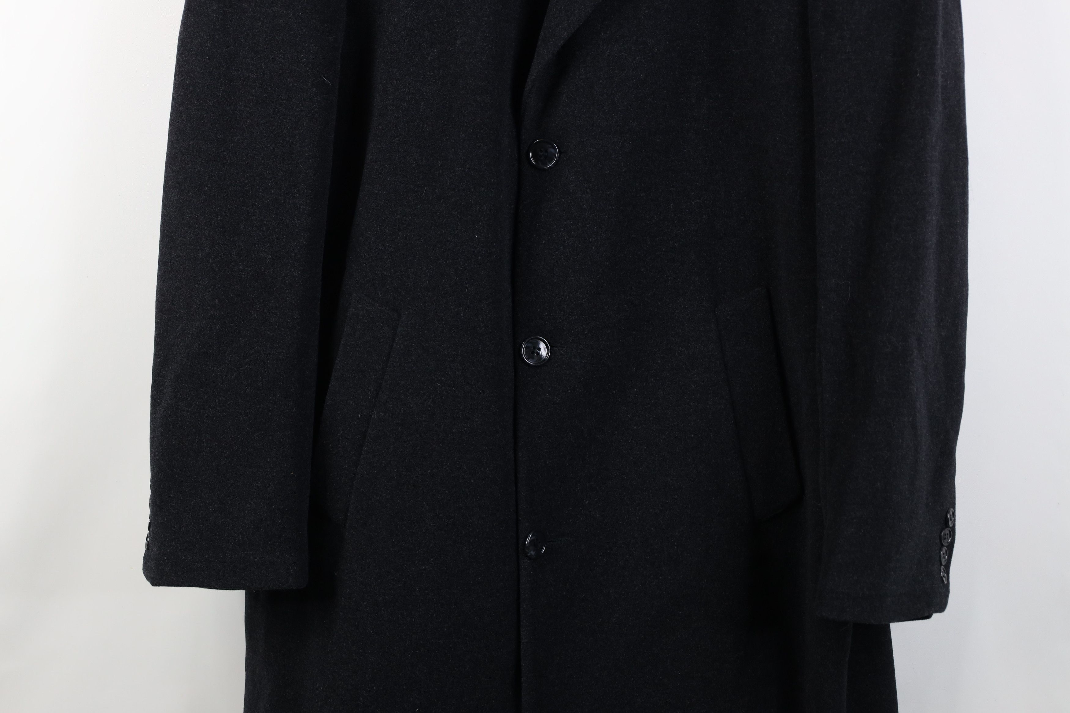 Polo Ralph Lauren Vintage 90s Chaps Ralph Lauren Overcoat Jacket Charcoal Gray Size US XXL / EU 58 / 5 - 3 Thumbnail