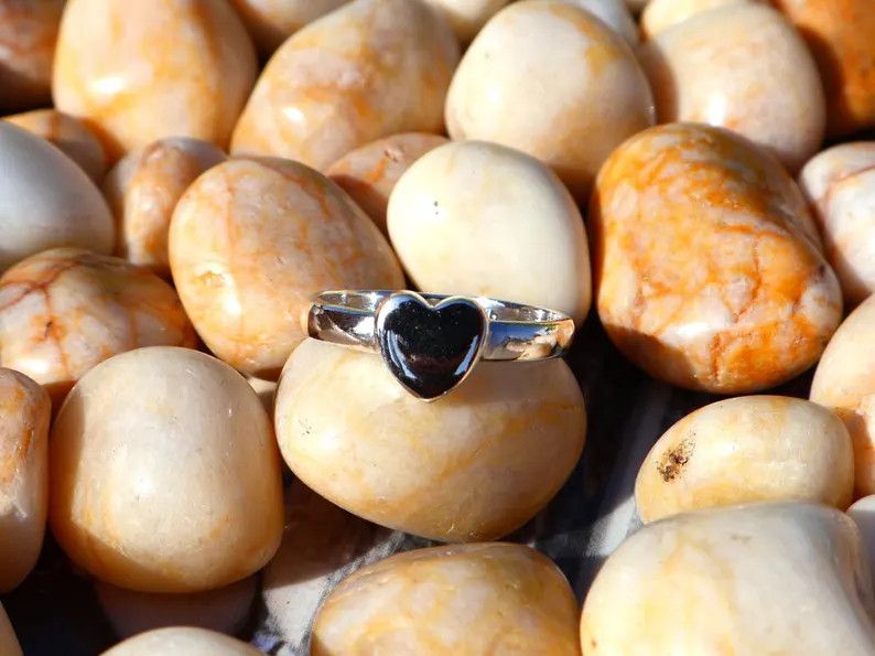 Handmade Handmade Heart Ring, 925 Silver Promise Ring, Women Jewelry Size ONE SIZE - 2 Thumbnail