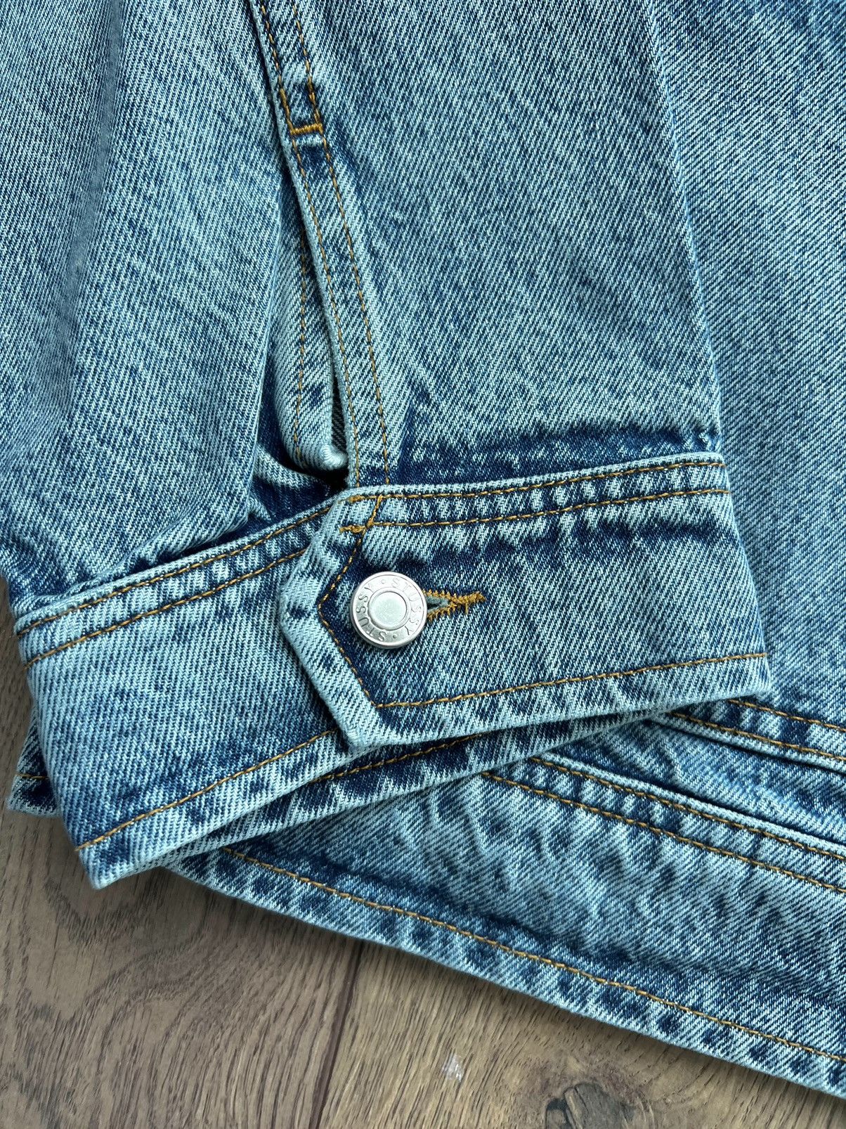 Stussy Stussy FW24 Denim Zip Up Work Jacket “Washed Blue” XL Size US XL / EU 56 / 4 - 10 Thumbnail