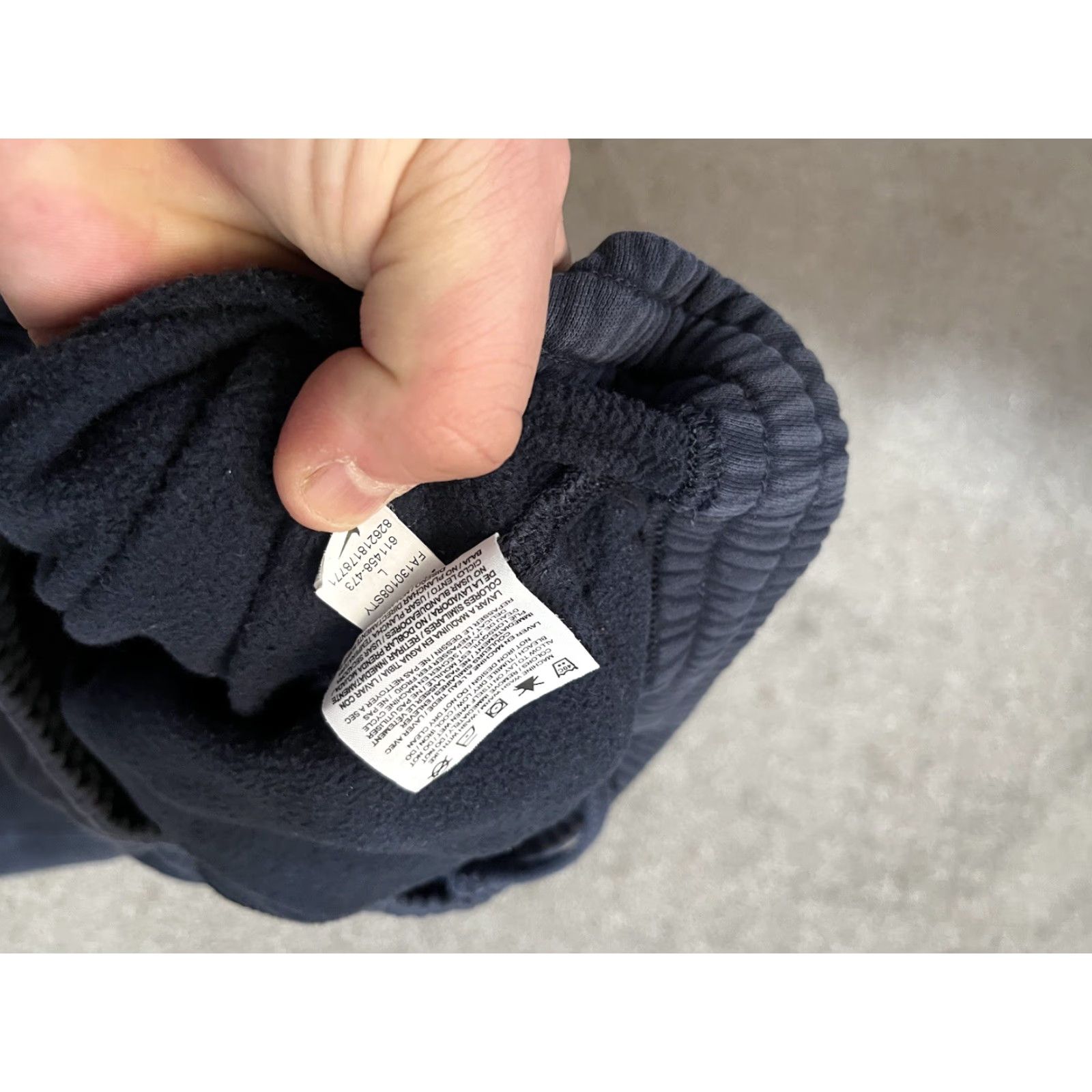 Nike Nike Sweatpants L Navy Blue Wide Leg Baggy Straight 611458-473 Mens Casual Size US 33 - 6 Thumbnail