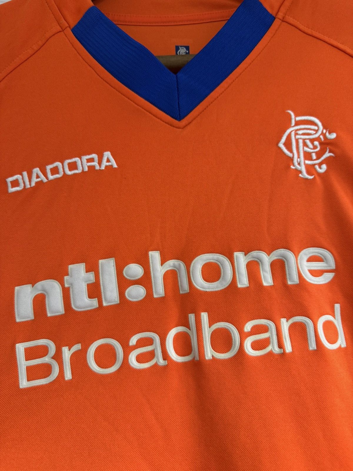Diadora Vintage Rangers Glasgow 2002-2003 Away Soccer Jersey Kit Size US XXL / EU 58 / 5 - 6 Thumbnail