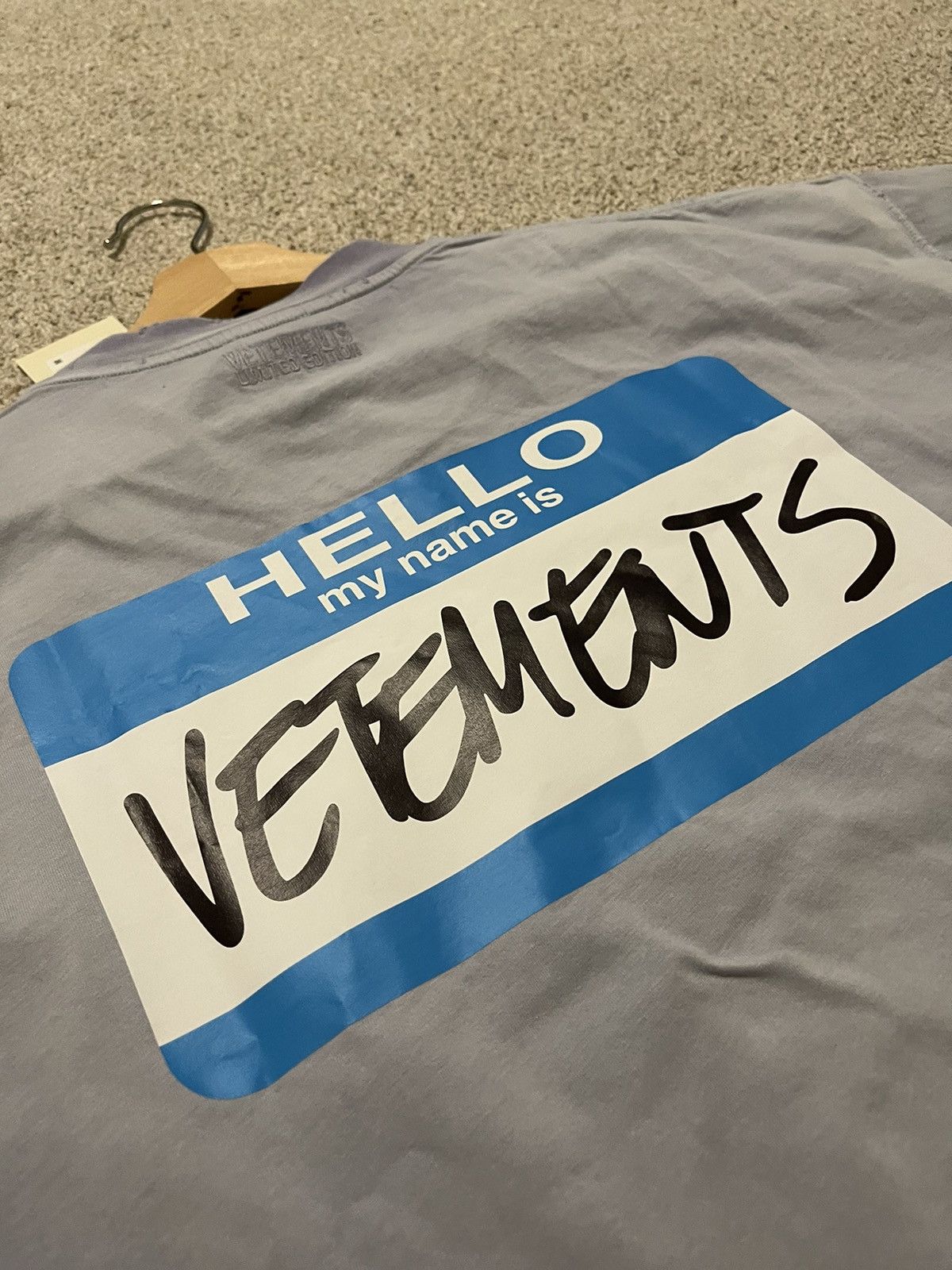 Vetements My Name Is | Grailed
