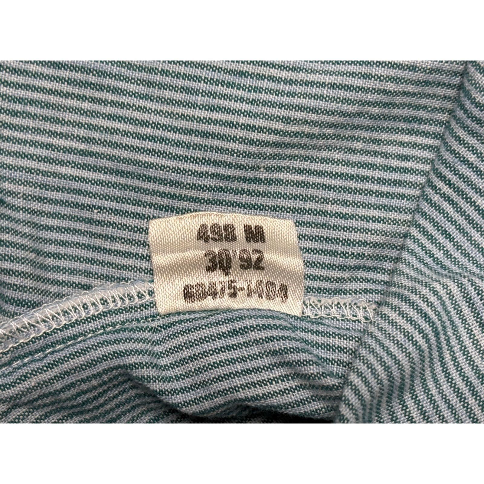 Levi's × Vintage Vintage 90s Levi’s Real Indigo Pinstripe Button Up Shirt M Size US M / EU 48-50 / 2 - 4 Thumbnail