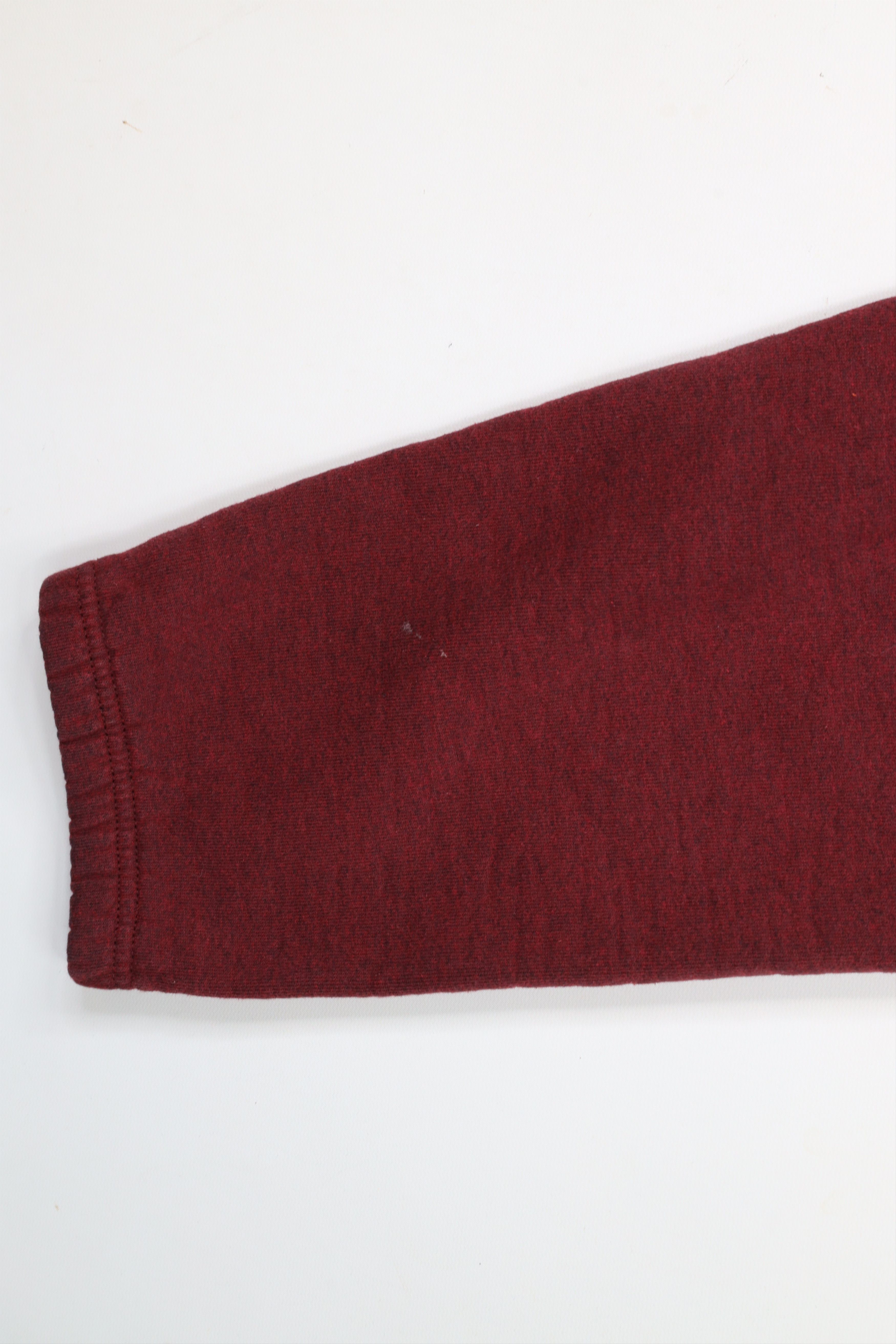 Vintage Vintage 90s Streetwear Heavyweight Sweatpants Joggers Red Size US 38 / EU 54 - 13 Thumbnail