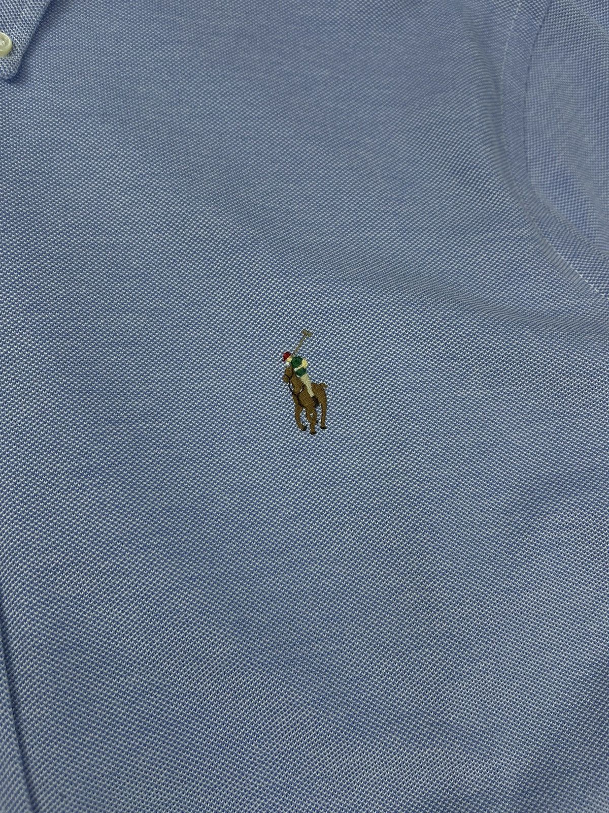 Polo Ralph Lauren Polo Ralph Lauren Knit Oxford Long Sleeve Shirt Size US XL / EU 56 / 4 - 5 Thumbnail