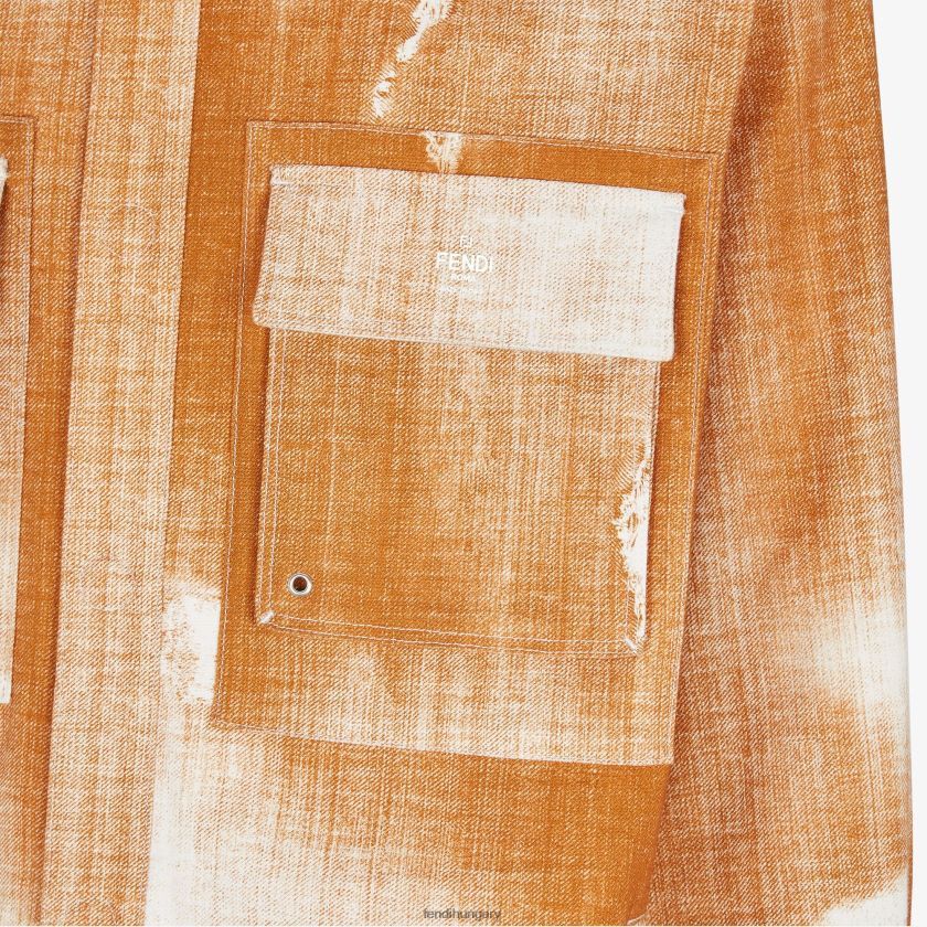Fendi o1loc1c0824 Shirt in Orange Size US XS / EU 42 / 0 - 3 Thumbnail