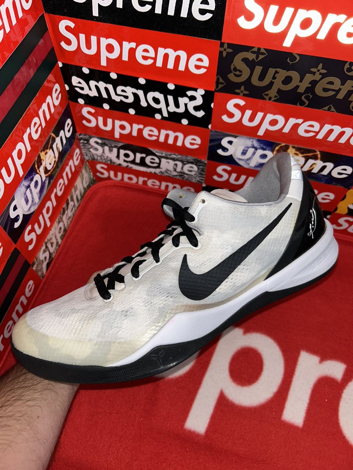 Nike Nike Kobe 8 TB ‘White Black’ 599520-111 size 14 Promo Size US 14 / EU 47 - 6 Thumbnail