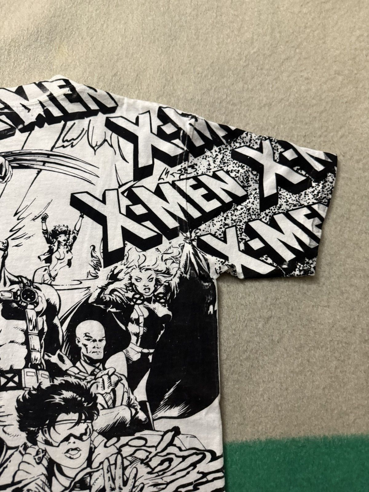 Cartoon Network × Marvel Comics Vintage 90s 1993 Marvel Xmen AOP Shirt Youth XL Adult Small Size US S / EU 44-46 / 1 - 6 Thumbnail