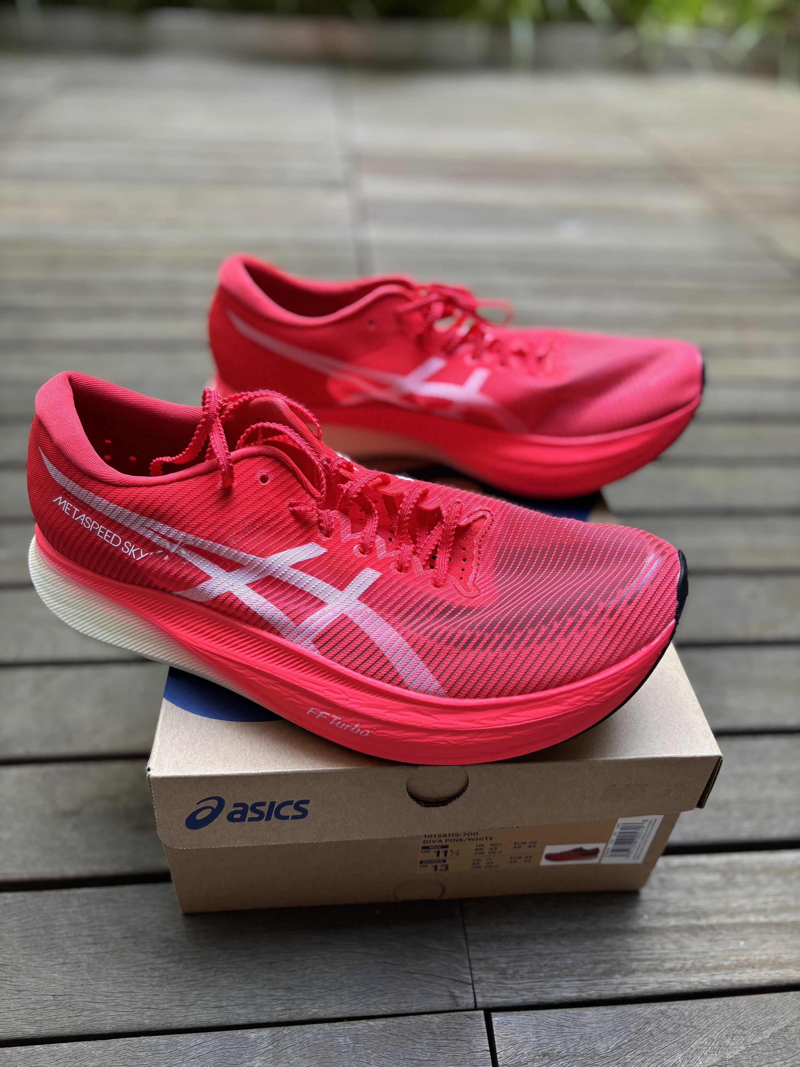 Asics ASICS METASPEED SKY+ DIVA PINK/WHITE 7.5M/9W Size US 9 / IT 39 - 1 Thumbnail