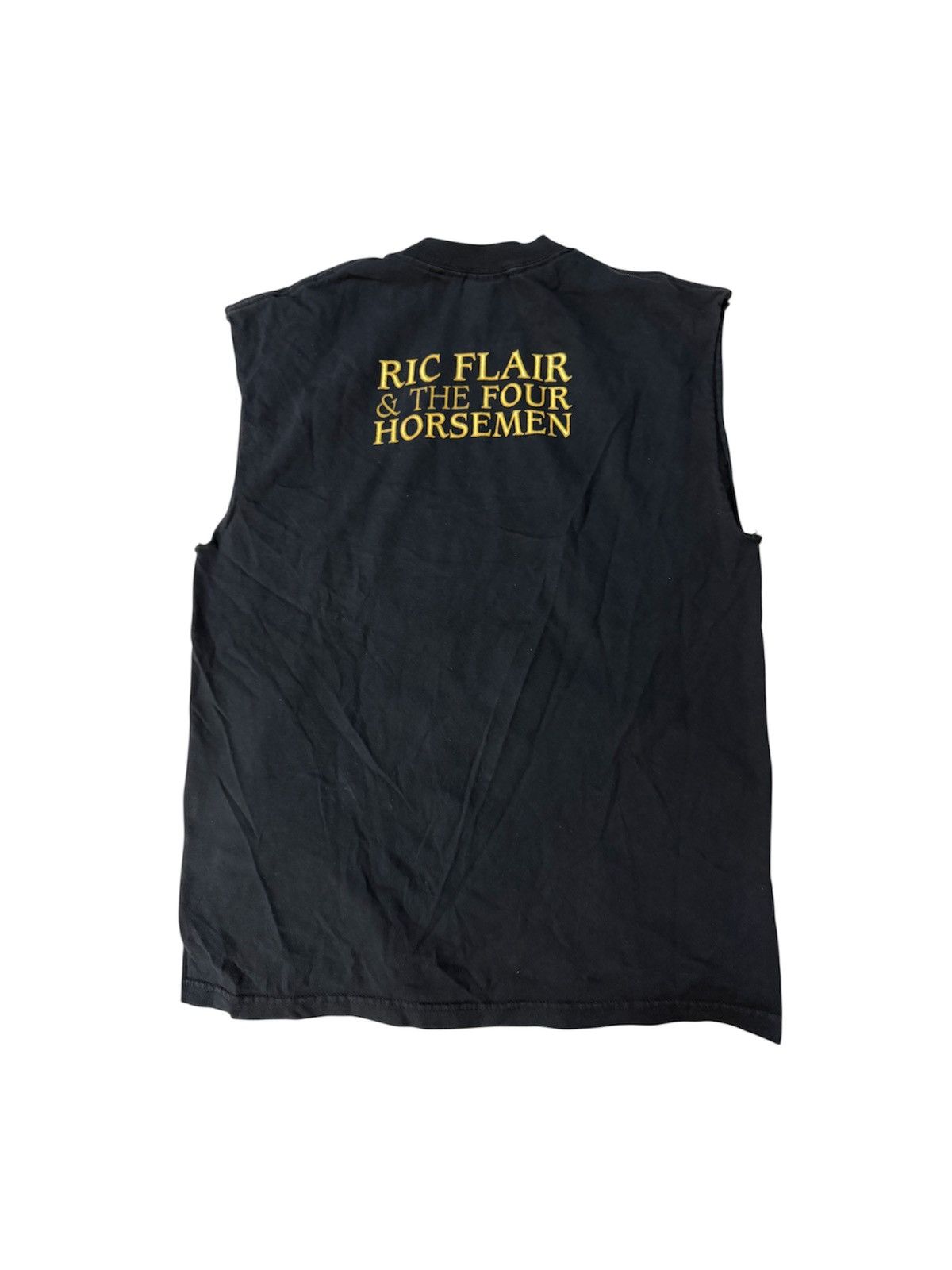 Vintage Vintage 2000s WWE Ric Flair & Four Horsemen Cutoffs Tank Top Size US L / EU 52-54 / 3 - 2 Thumbnail