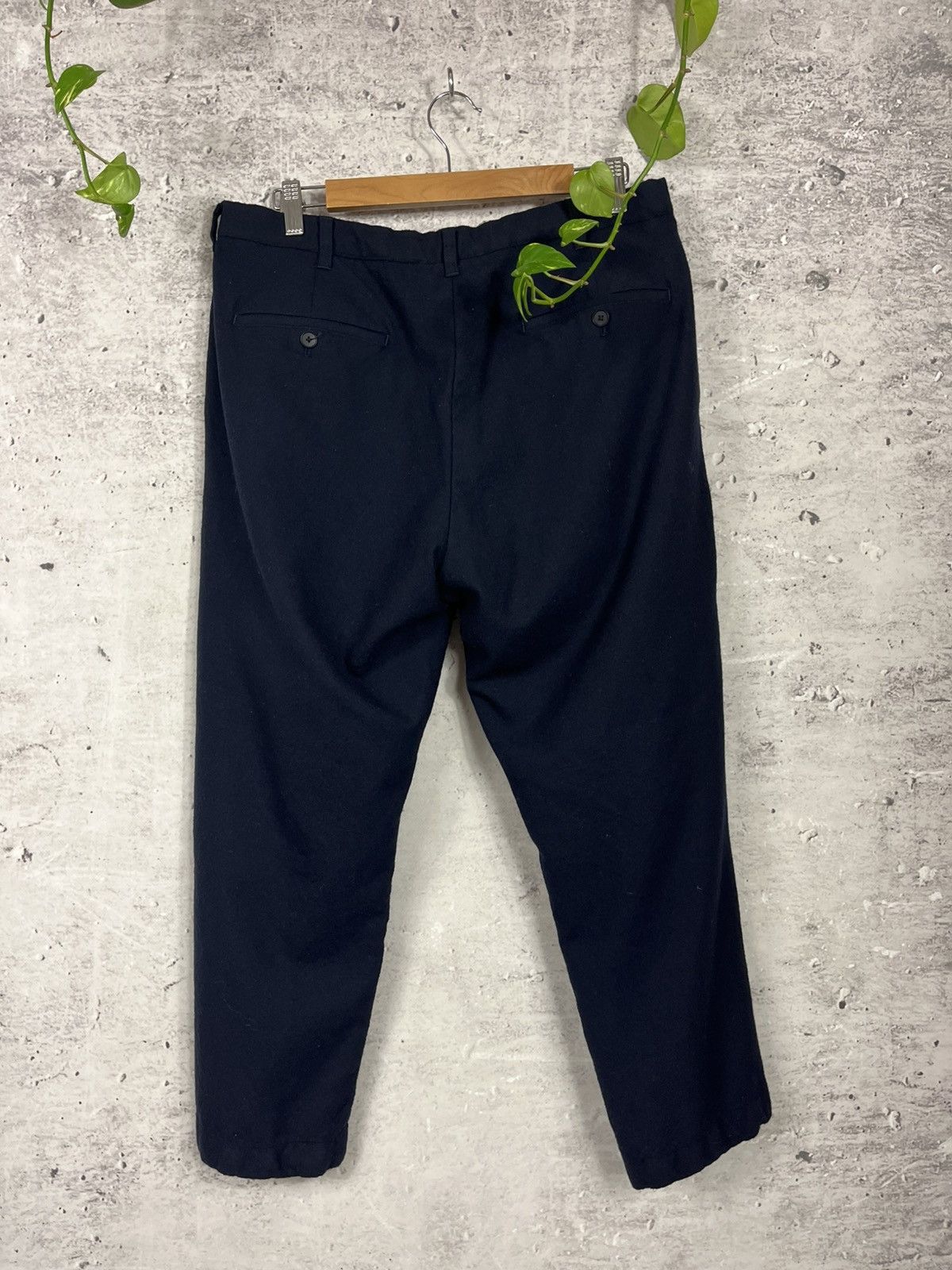Japanese Brand × United Arrows United Arrows Green Label Relaxing Wool Casual Pants Size US 34 / EU 50 - 3 Thumbnail