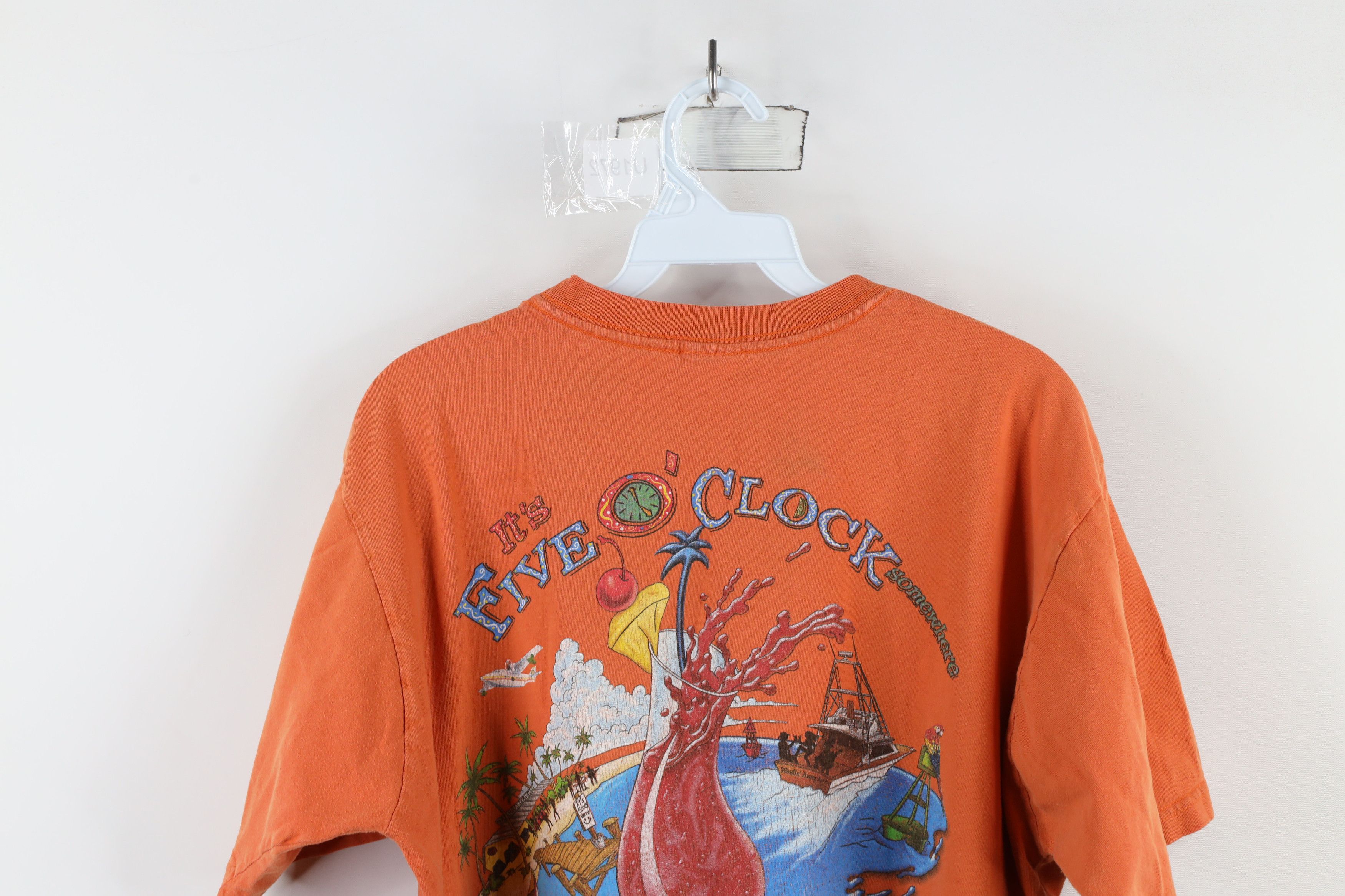 Vintage Vintage Y2K Jimmy Buffett Margaritaville T-Shirt Cotton Size US L / EU 52-54 / 3 - 13 Thumbnail