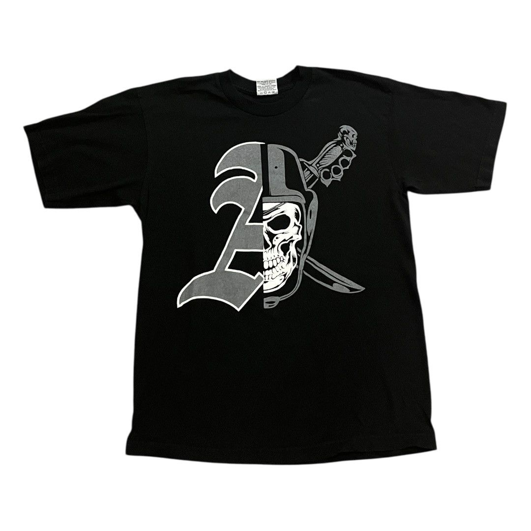 NFL VINTAGE Oakland A’s / Raiders Split Logo T Shirt NFL Size US L / EU 52-54 / 3 - 1 Thumbnail