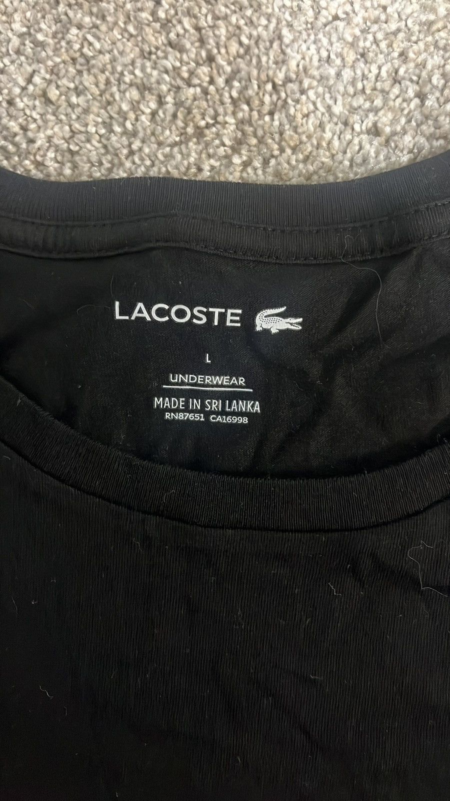 Lacoste Lacoste Short Sleeve Shirt Size US L / EU 52-54 / 3 - 2 Thumbnail