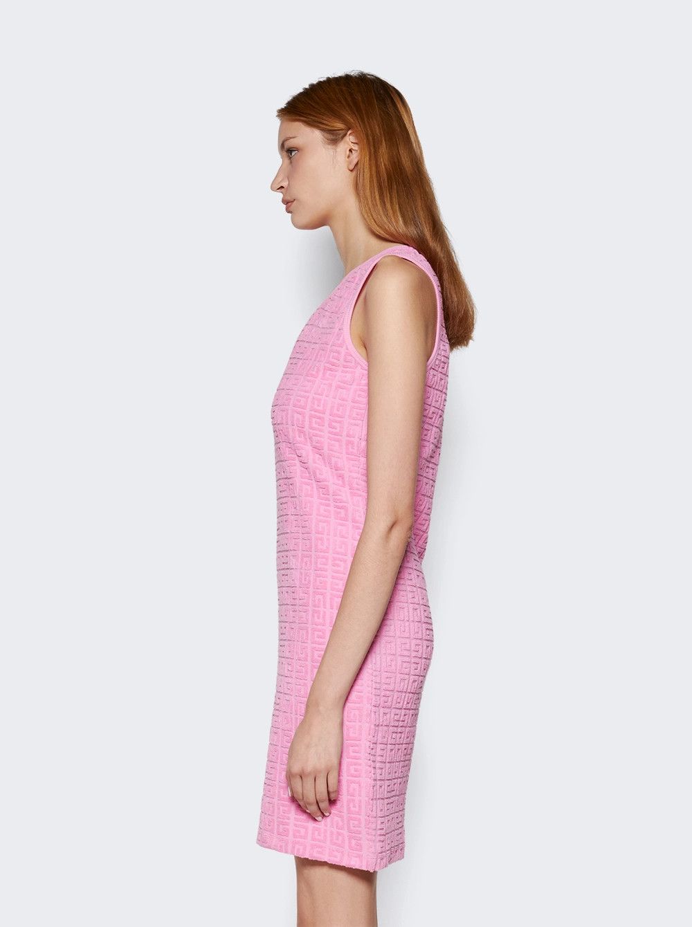 Givenchy o1gr1nt0125 Tank Top Mini Dress in Pink Size S / US 4 / IT 40 - 4 Thumbnail