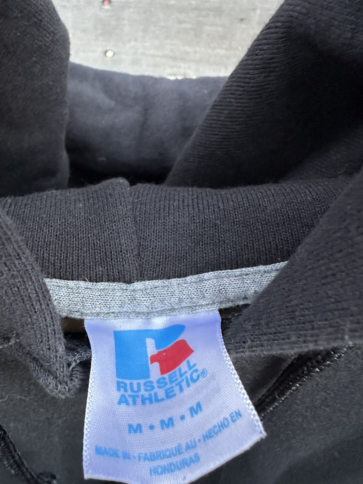 Russell Athletic Russell Athletic Black Zip Up Hoodie Size US M / EU 48-50 / 2 - 2 Thumbnail