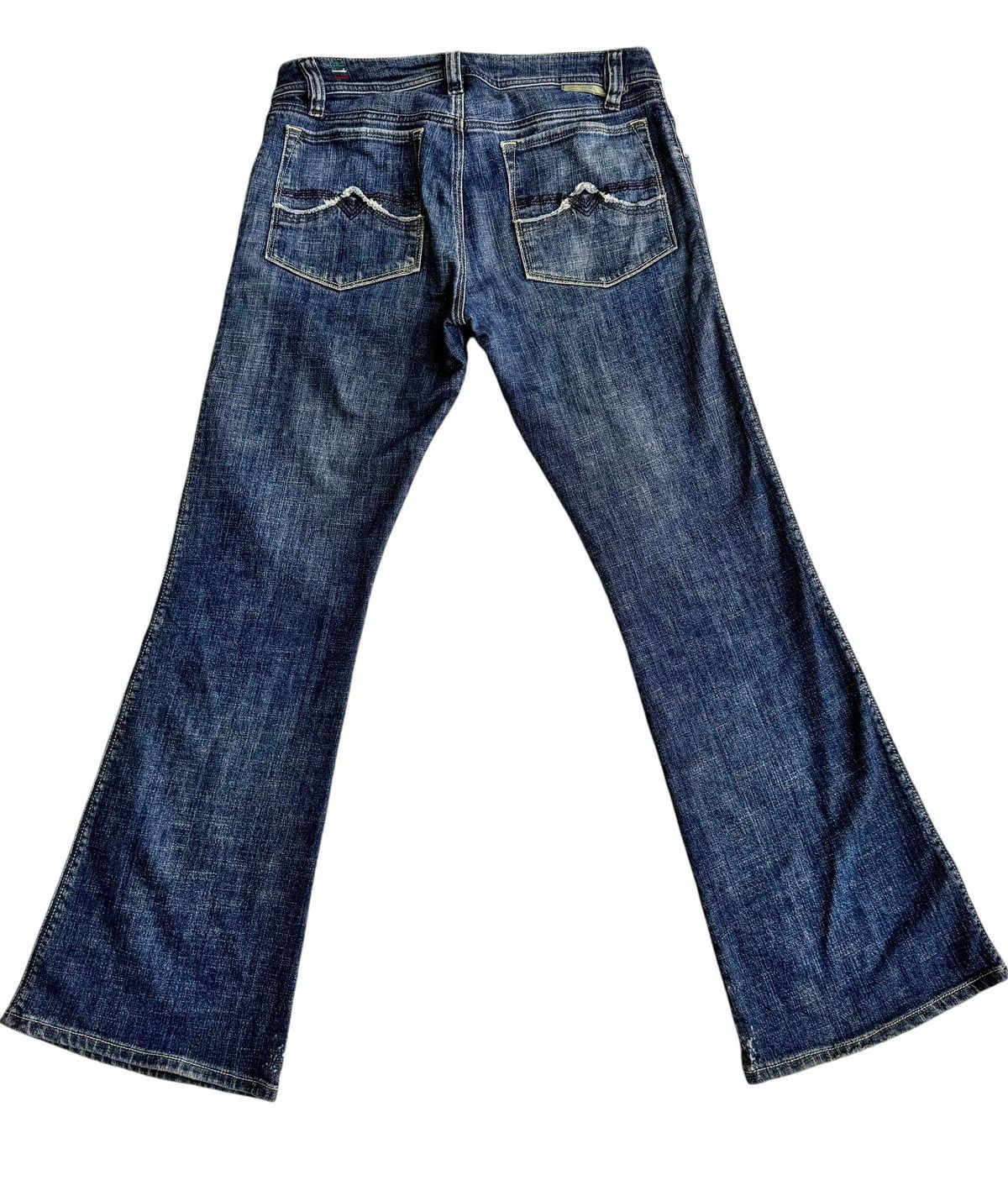Diesel Vintage Super Flare Diesel Distressed Jeans Size US 32 / EU 48 - 3 Thumbnail