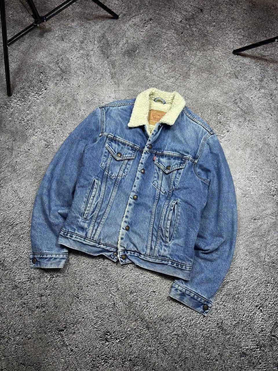 Levi's Vintage Levis Denim Jacket Sherpa Size US M / EU 48-50 / 2 - 2 Thumbnail