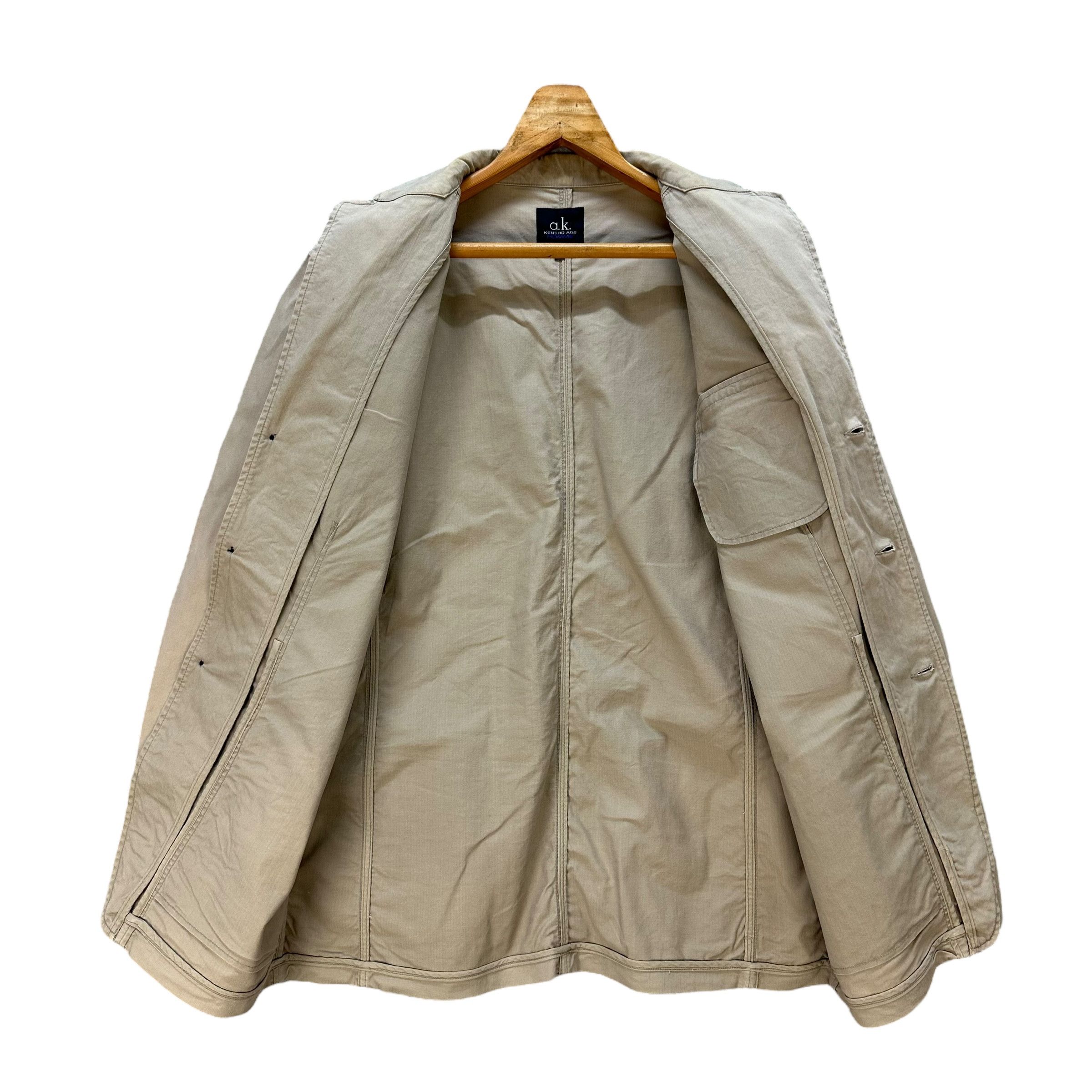 Kensho Abe KENSHO ABE Homme Button Casual Jacket #A82-1995 Size US L / EU 52-54 / 3 - 8 Thumbnail
