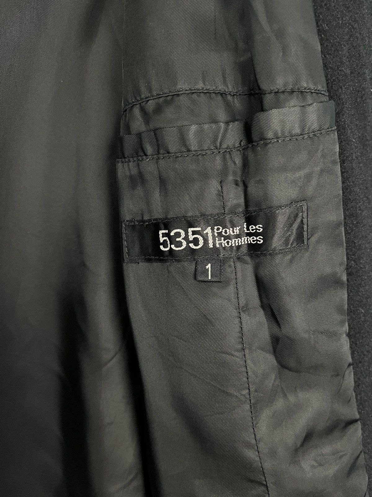 5351 POUR LES HOMMES 5351 Pour Les Hommes Wool Coat Size US S / EU 44-46 / 1 - 8 Thumbnail