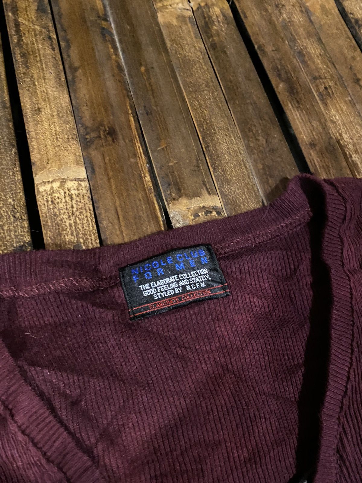 Japanese Brand NICOLE CLUB IFSIXWASNINE STYLE LONG SLEEVE Size US M / EU 48-50 / 2 - 5 Thumbnail