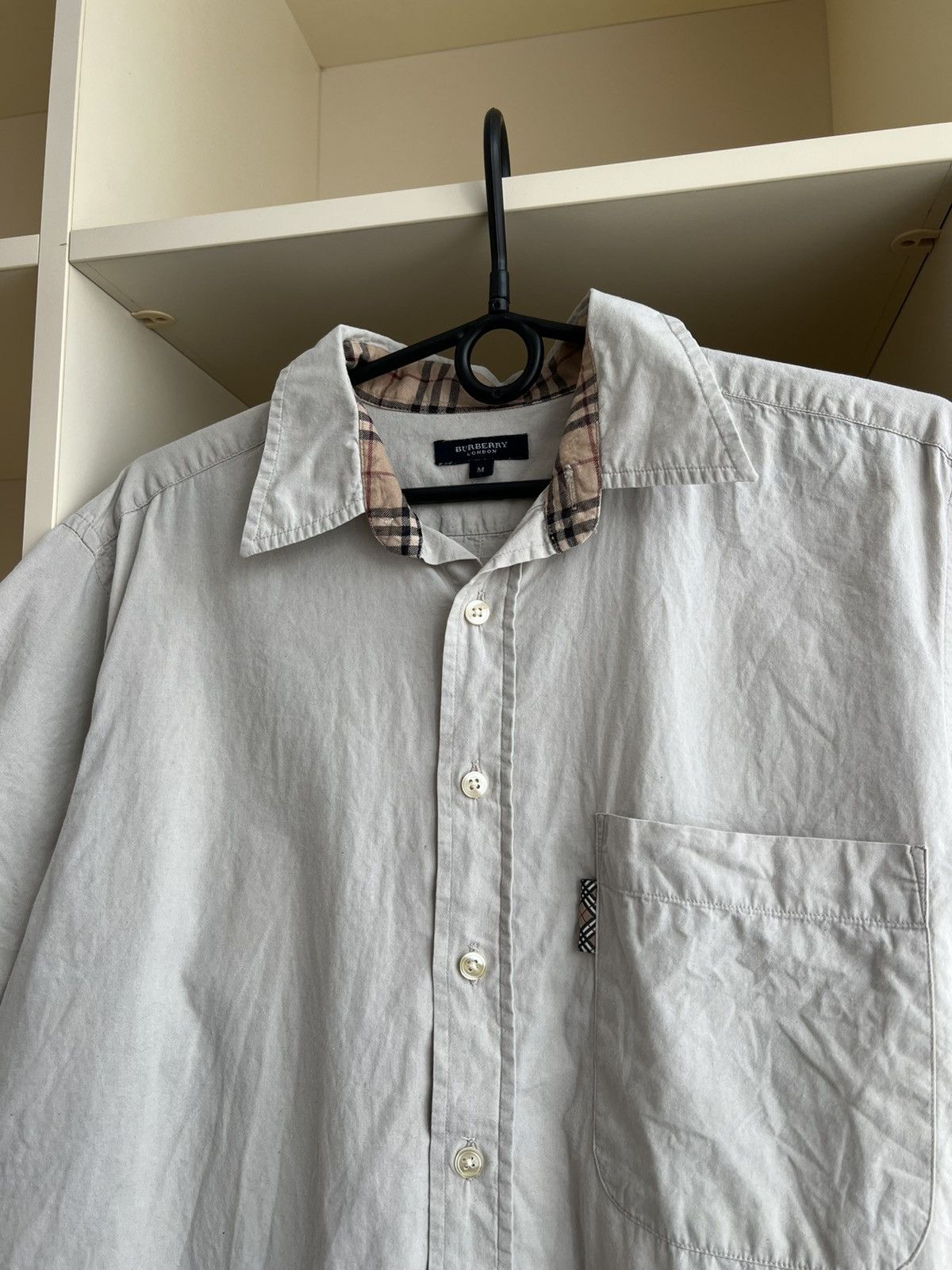 Burberry Vintage Burberry London Shirt Size M Size US XL / EU 56 / 4 - 2 Thumbnail