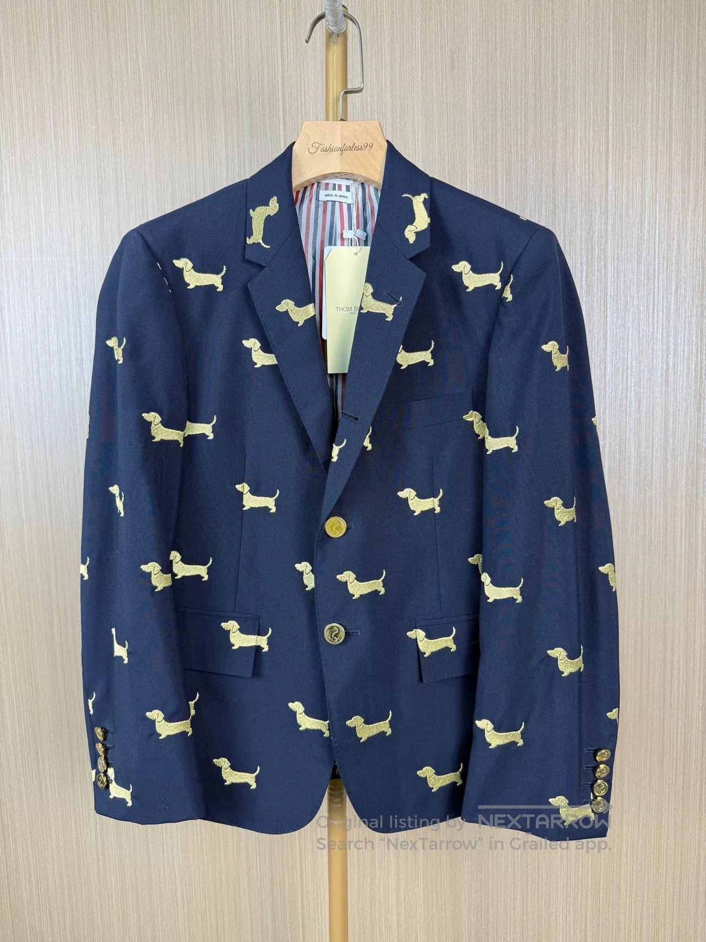 Thom Browne thom browne embroidered dog print blazer. Size US XXS / EU 40 - 1 Thumbnail