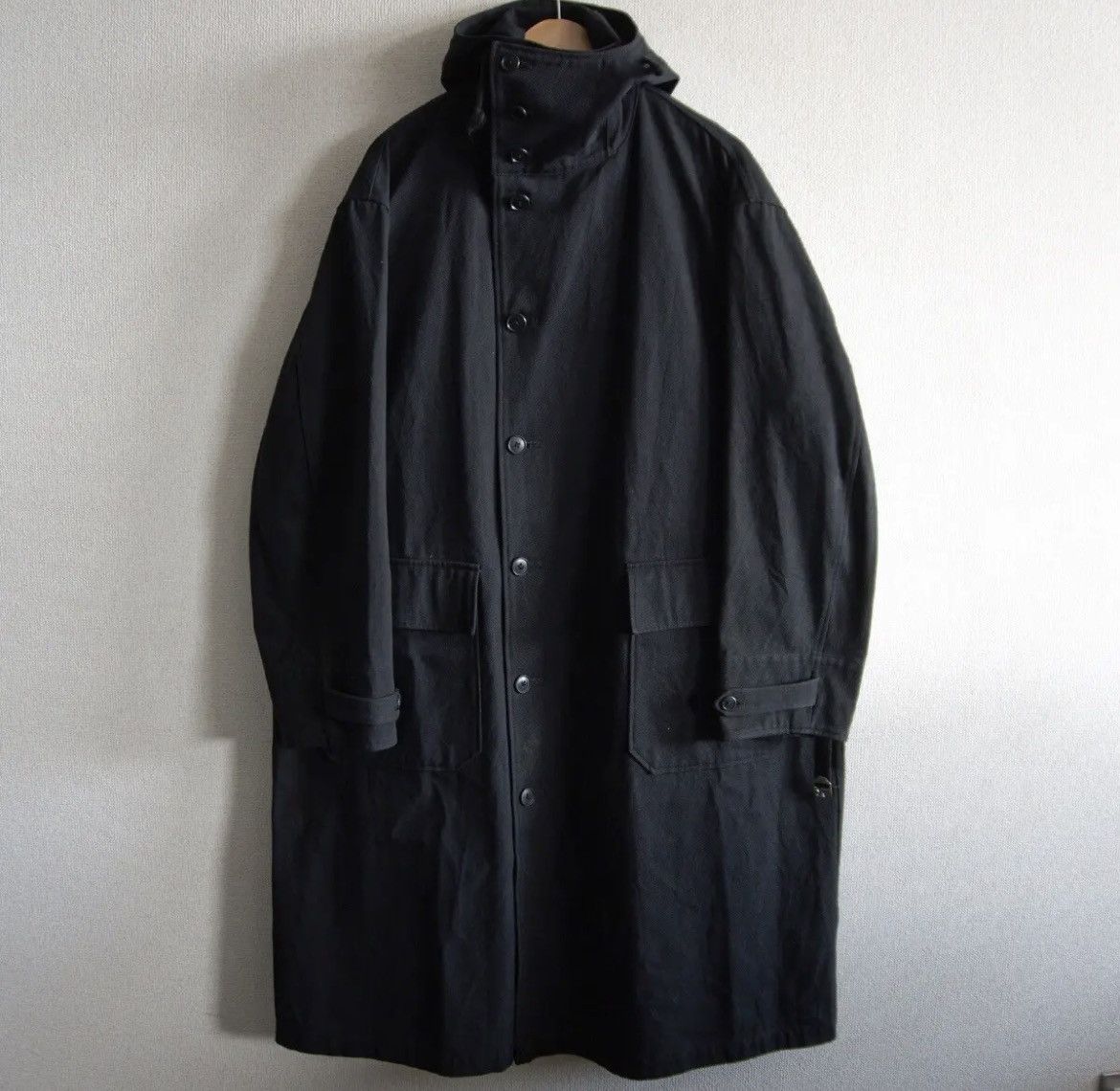 Yohji Yamamoto Yohji Yamamoto 1990s Hooded Zipper Coat Size US M / EU 48-50 / 2 - 1 Thumbnail