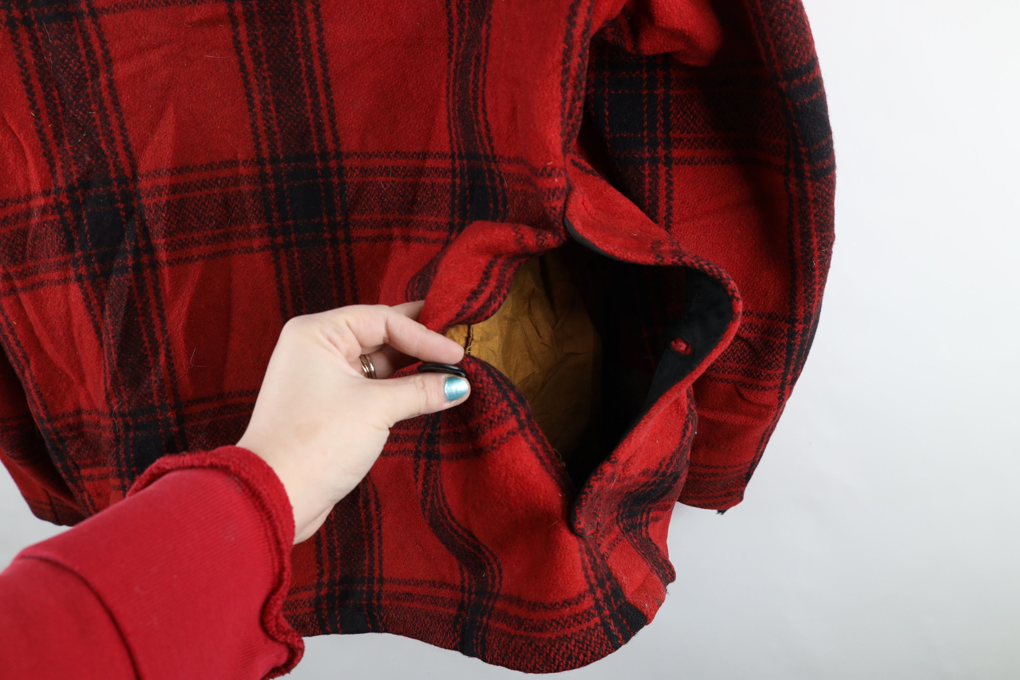Vintage 50s 60s Streetwear Wool Mackinaw Jacket USA