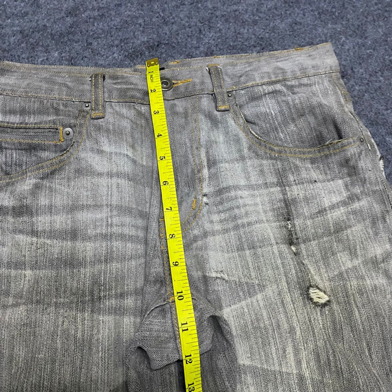 Michel Klein 💥Best Offer 💥Vintage Michael Klein Distressed Denim Size US 31 - 6 Thumbnail