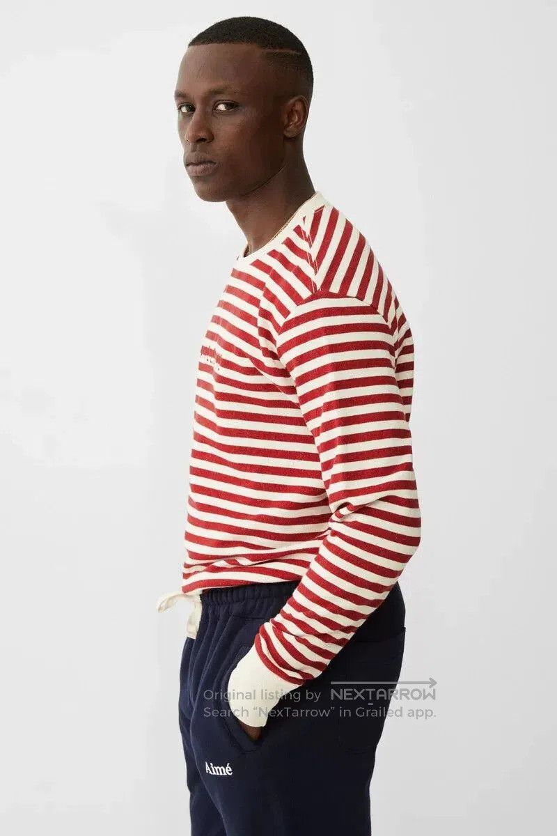 Aime Leon Dore Aime Leon Dore Red Stripe Sweatshirt. Size US XL / EU 56 / 4 - 1 Thumbnail