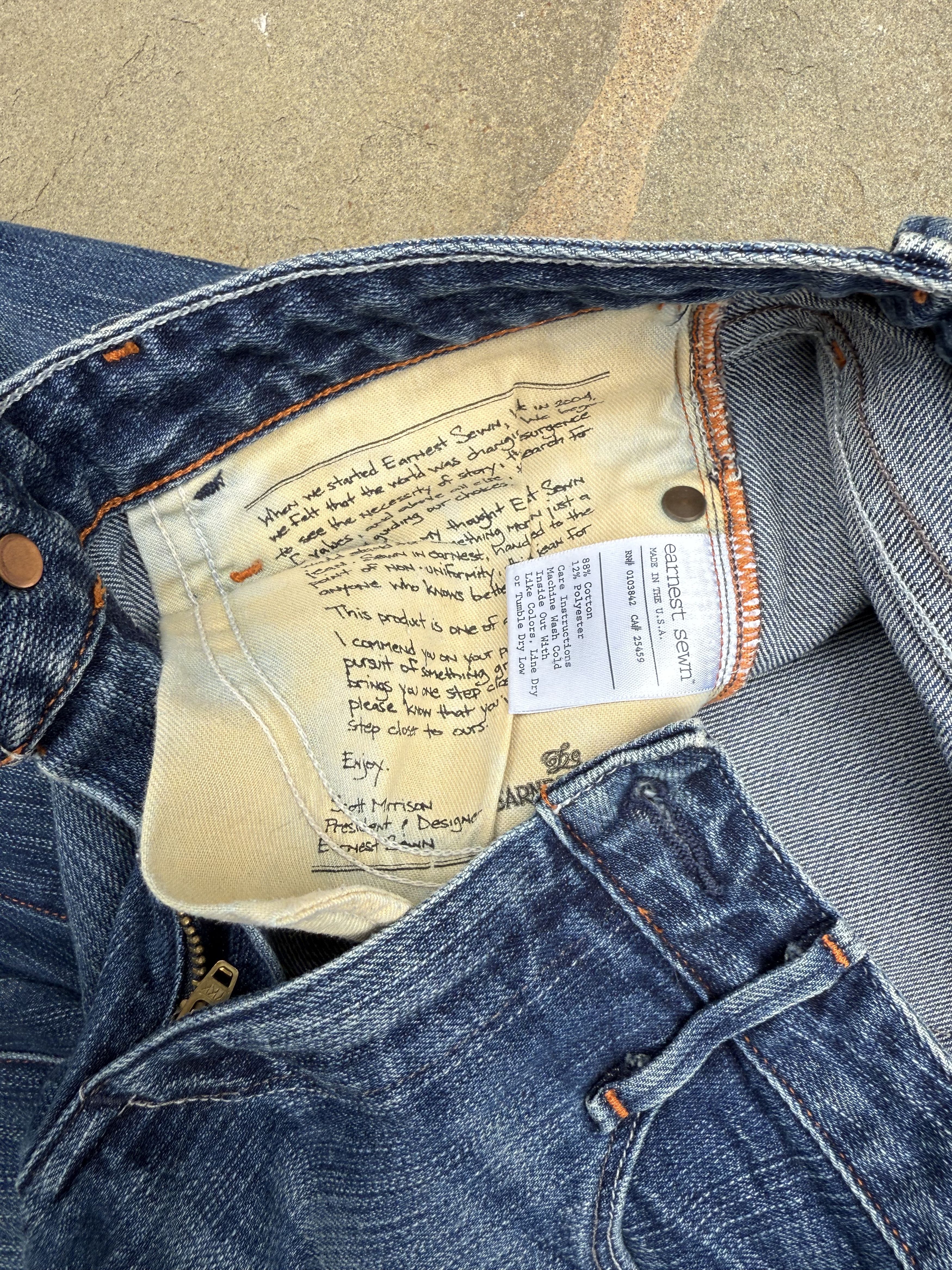 Earnest Sewn Vintage Earnest Sewn Jeans Size 28" / US 6 / IT 42 - 3 Thumbnail