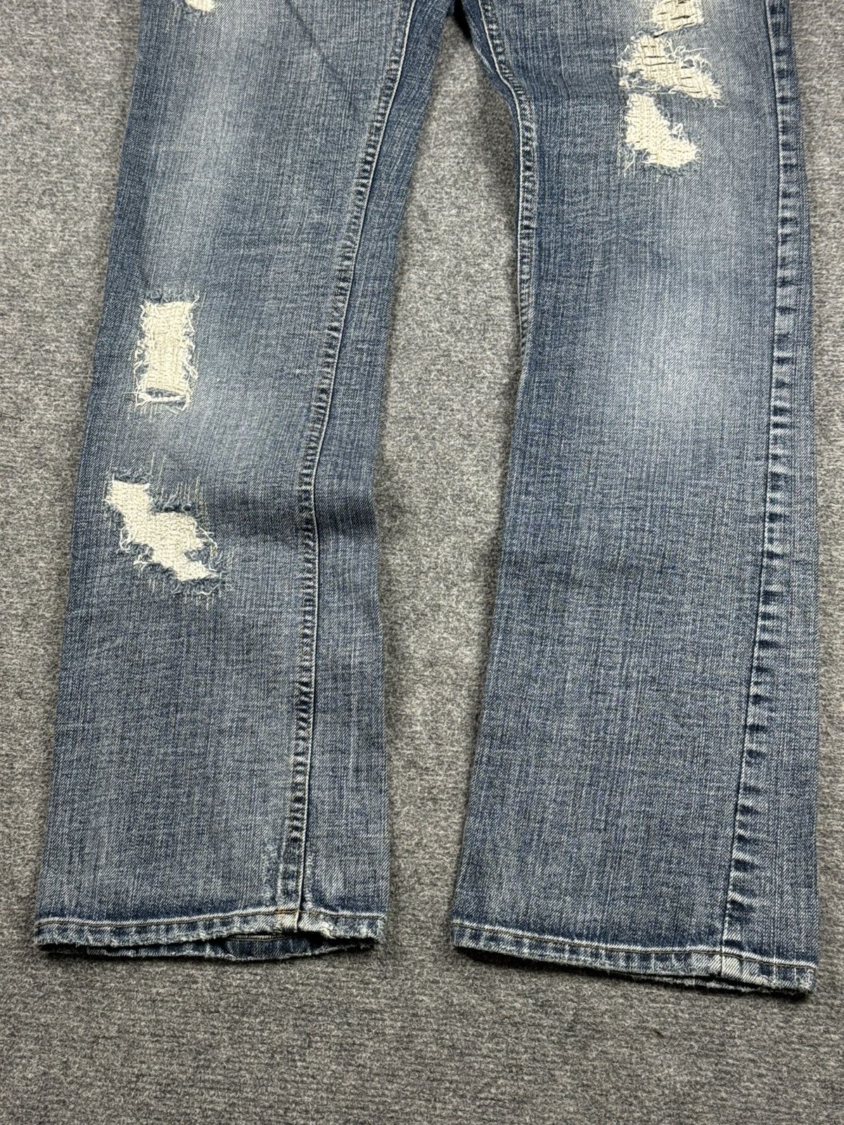 Other Distressed denim straight fit denim pants W28 L34 Size US 28 / EU 44 - 3 Thumbnail