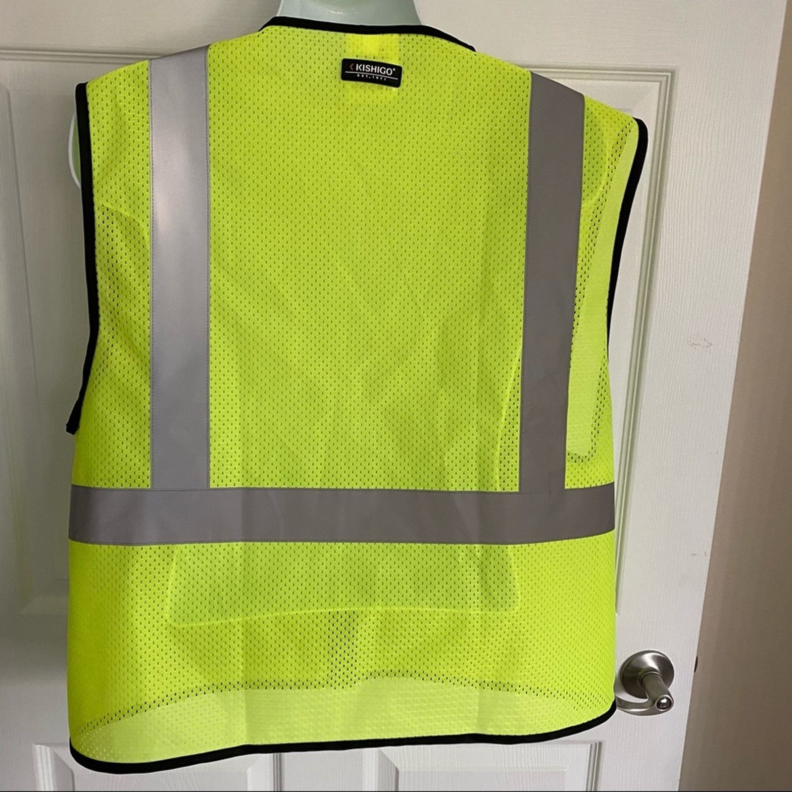 & Other Stories Mesh Safety Vest - Yellow/Lime L/XL Size US 29 - 2 Thumbnail