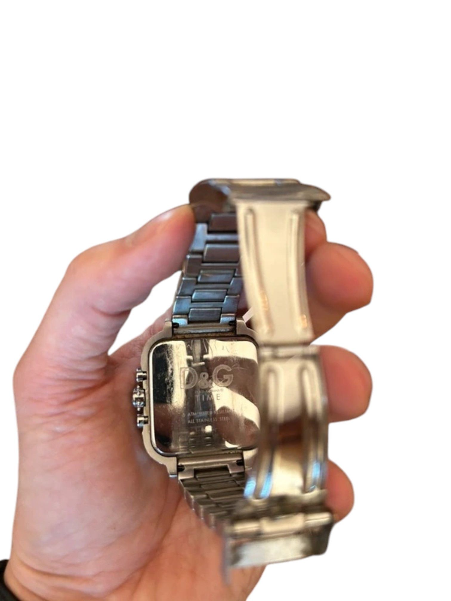 Dolce & Gabbana D&G Time Square Chronograph Watch with Box and Pouch Size ONE SIZE - 4 Thumbnail