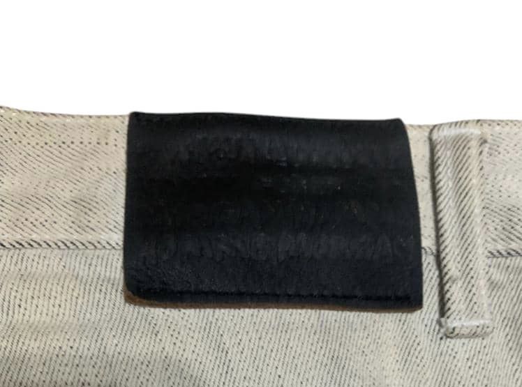 If Six Was Nine Vintage Mogan Homme Flare Bootcut Bell Bottom Jeans Snake Size US 33 - 9 Thumbnail
