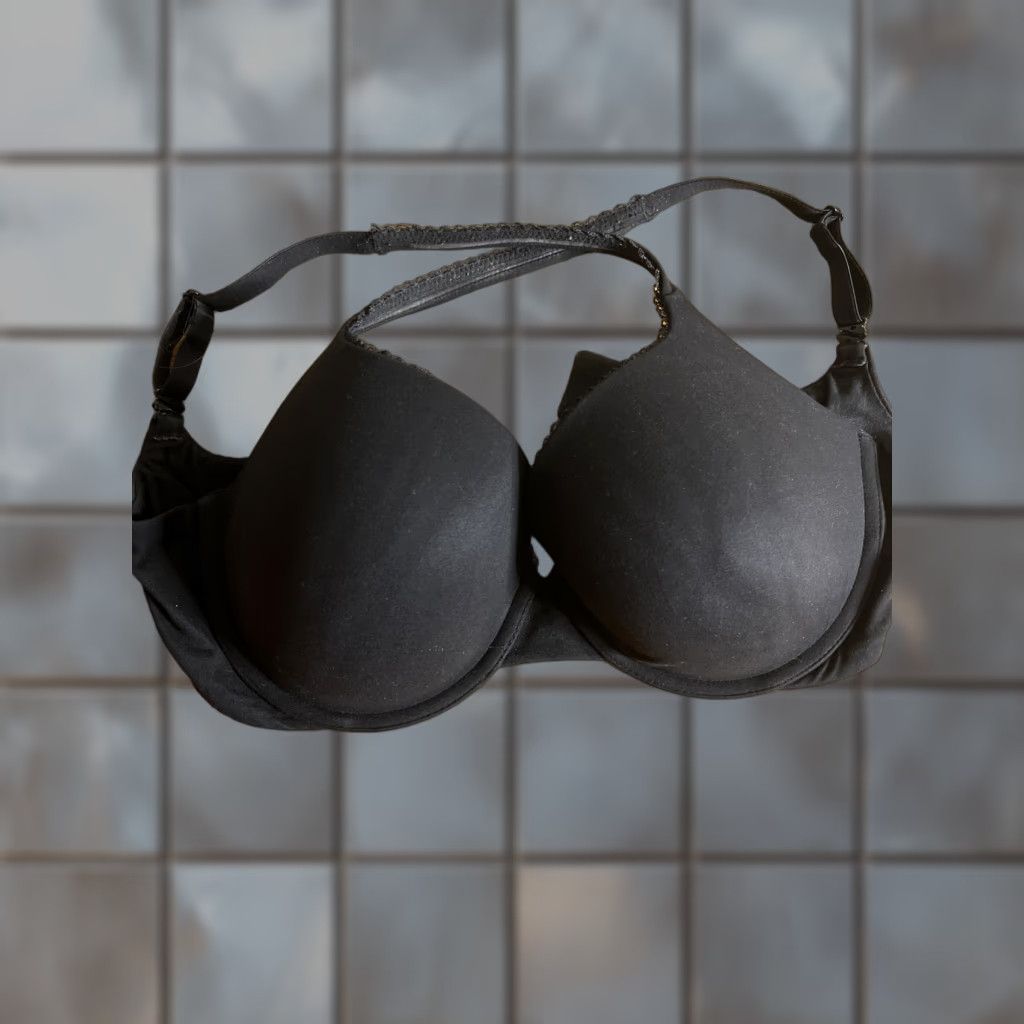 Soutien-gorge Victoria's Secret PINK 32DD - Gris, Rembourré, à Armatures - Neuf Sans étiquettes