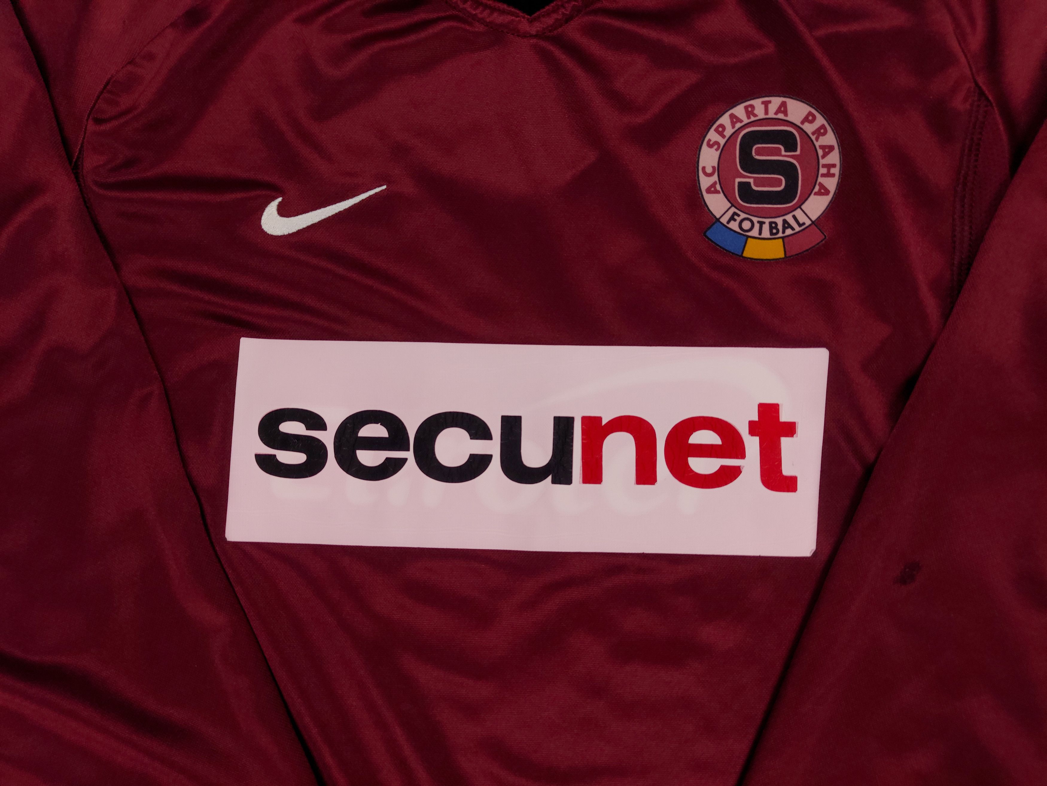 Puma Sparta Prague 2001 2002 2003 Nike Home LS Shirt Kit Trikot Size US S / EU 44-46 / 1 - 11 Thumbnail