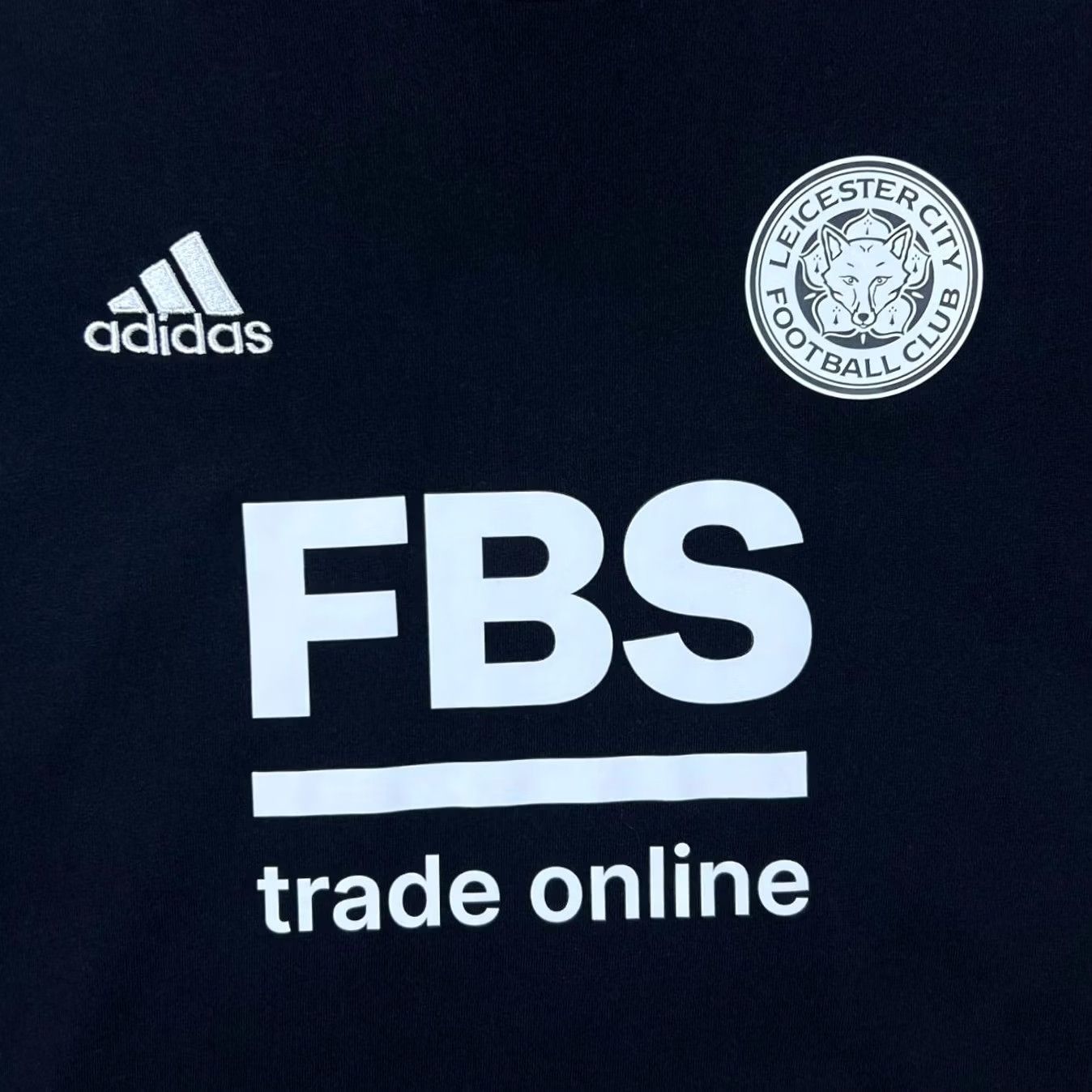 Adidas Adidas Leicester City Football Club 2022-2023 Black White Short Sleeve Cotton T-Shirt Medium Mens Size US M / EU 48-50 / 2 - 4 Thumbnail