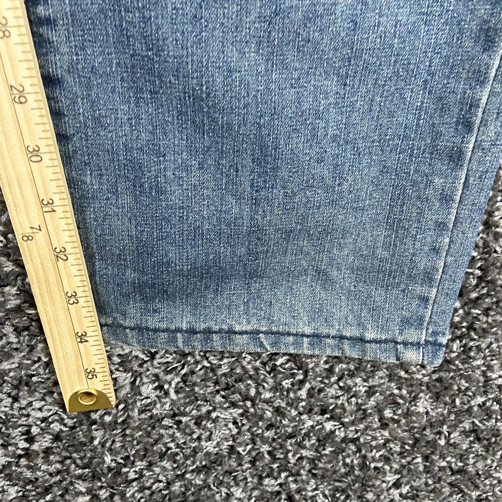 Vintage VINTAGE Indigo 30 Blue Jeans Men’s 38x34 Regular Straight Denim Pants Men Size US 38 / EU 54 - 7 Thumbnail
