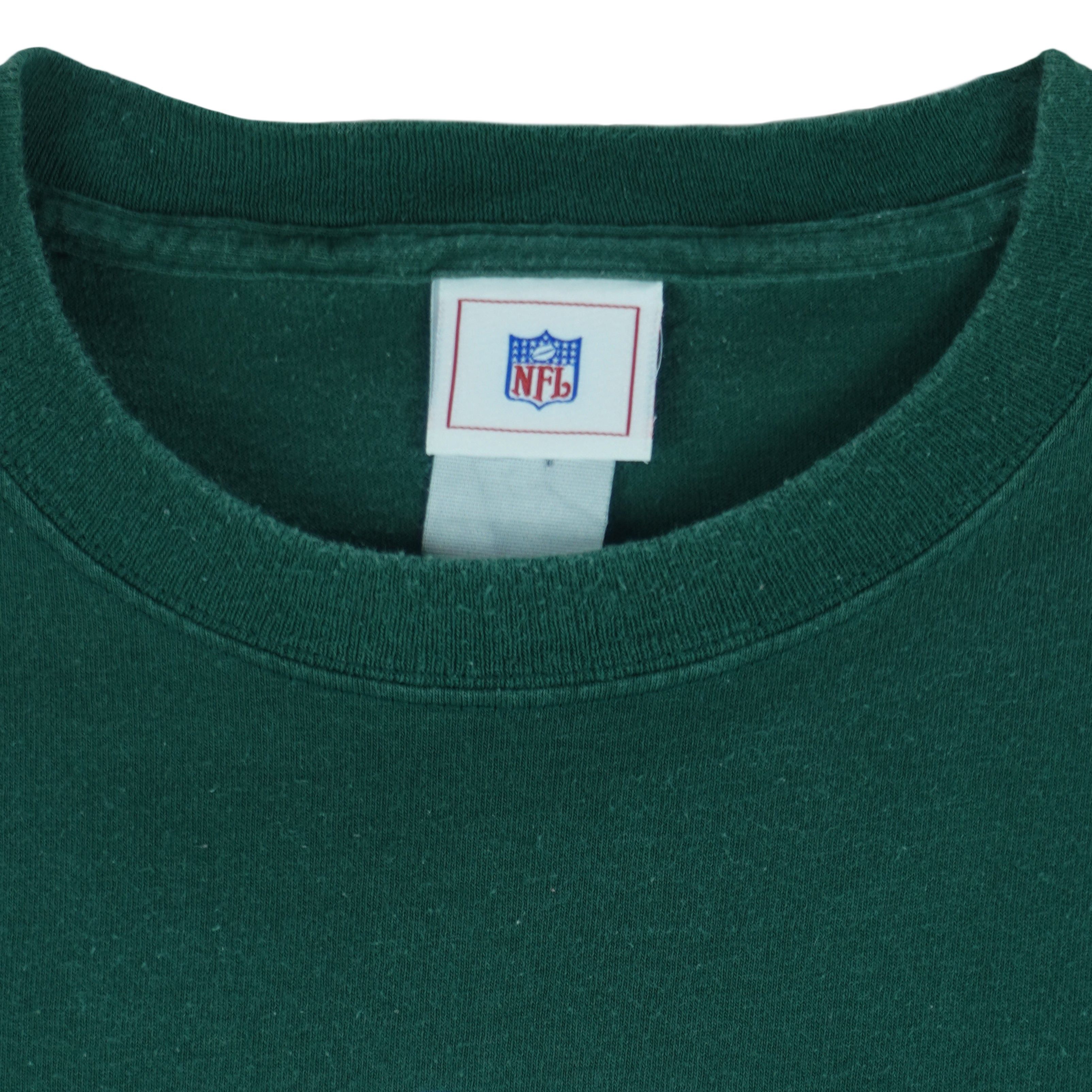 NFL New York Jets Big Logo & Helmet T-Shirt 2000s Size US XXL / EU 58 / 5 - 4 Thumbnail