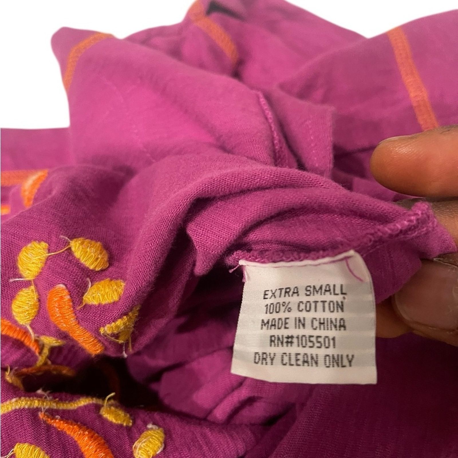 Double D Ranch Double D Ranch Purple and Orange Top Size:XS Size XS / US 0-2 / IT 36-38 - 8 Thumbnail