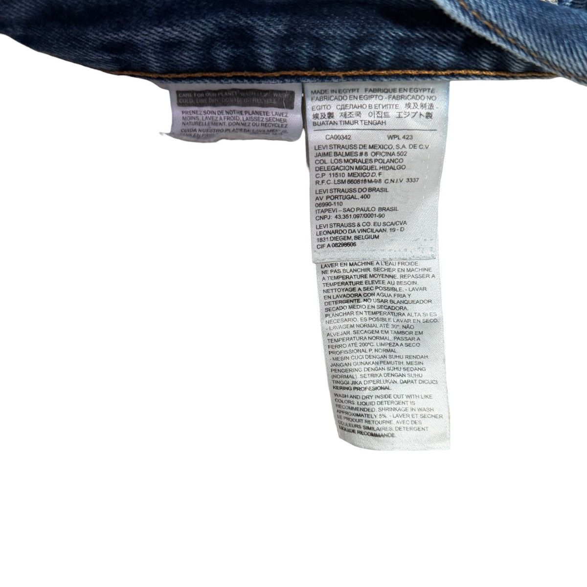 Levi's Levi’s 505 Regular Fit Jeans Mid Wash Distressed 36x30 Size US 36 / EU 52 - 4 Thumbnail