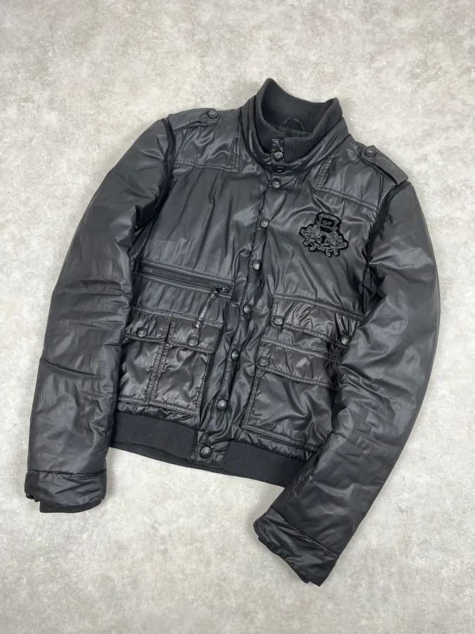 Gianfranco Ferre Gianfranco Ferré Black Signature Nylon Jacket with Detachable Sleeves Size US M / EU 48-50 / 2 - 4 Thumbnail