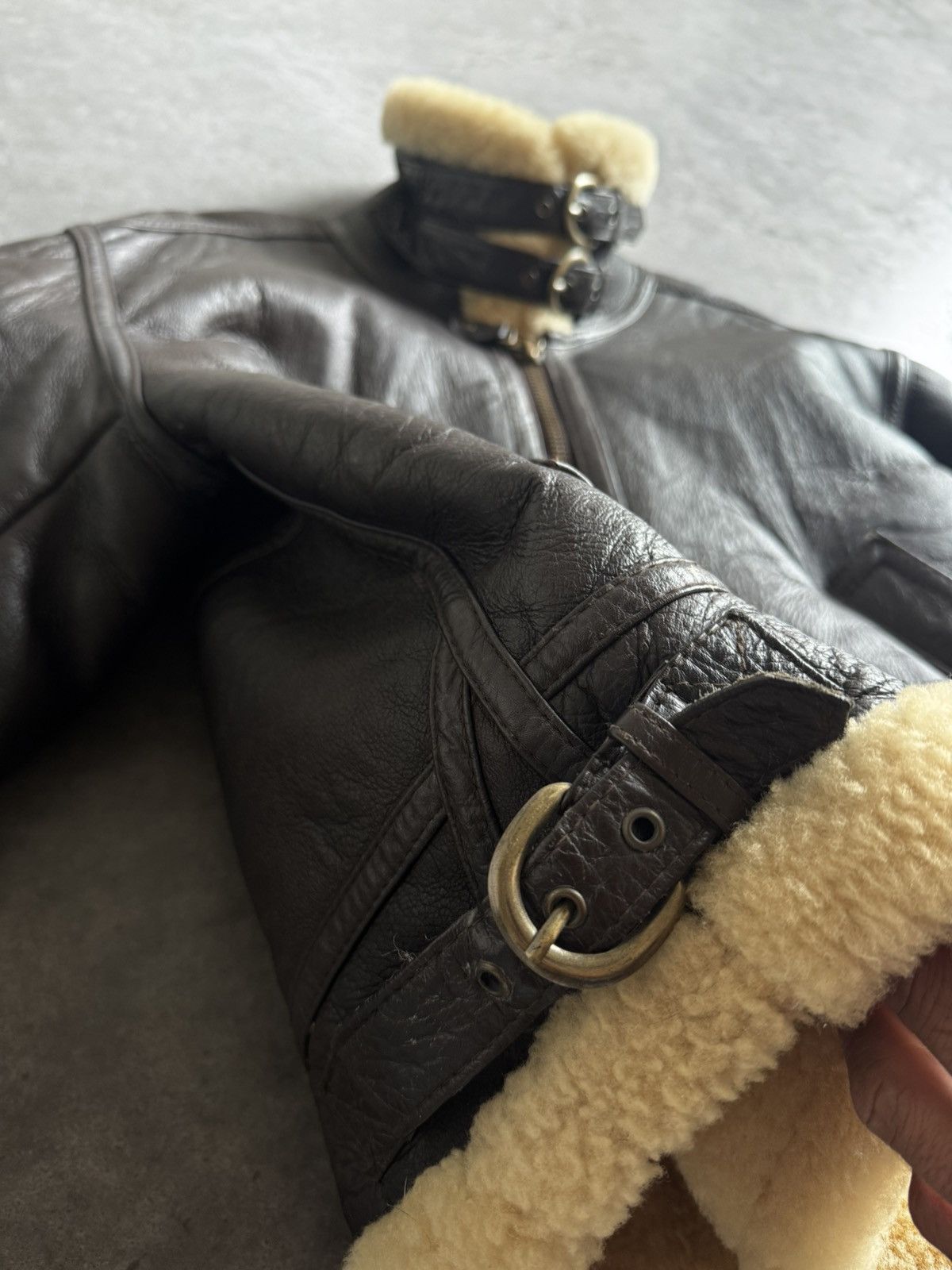 Other VINTAGE B-3 JACKET US AIRFORCE SHEEPSKIN Size US L / EU 52-54 / 3 - 10 Thumbnail