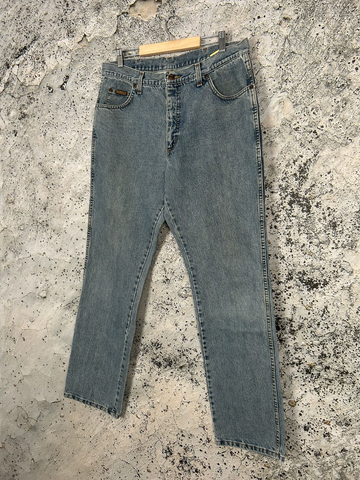 Vintage Vintage Wrangler Baggy Wide Legs Denim Pants Jeans 90s Size US 36 / EU 52 - 3 Thumbnail